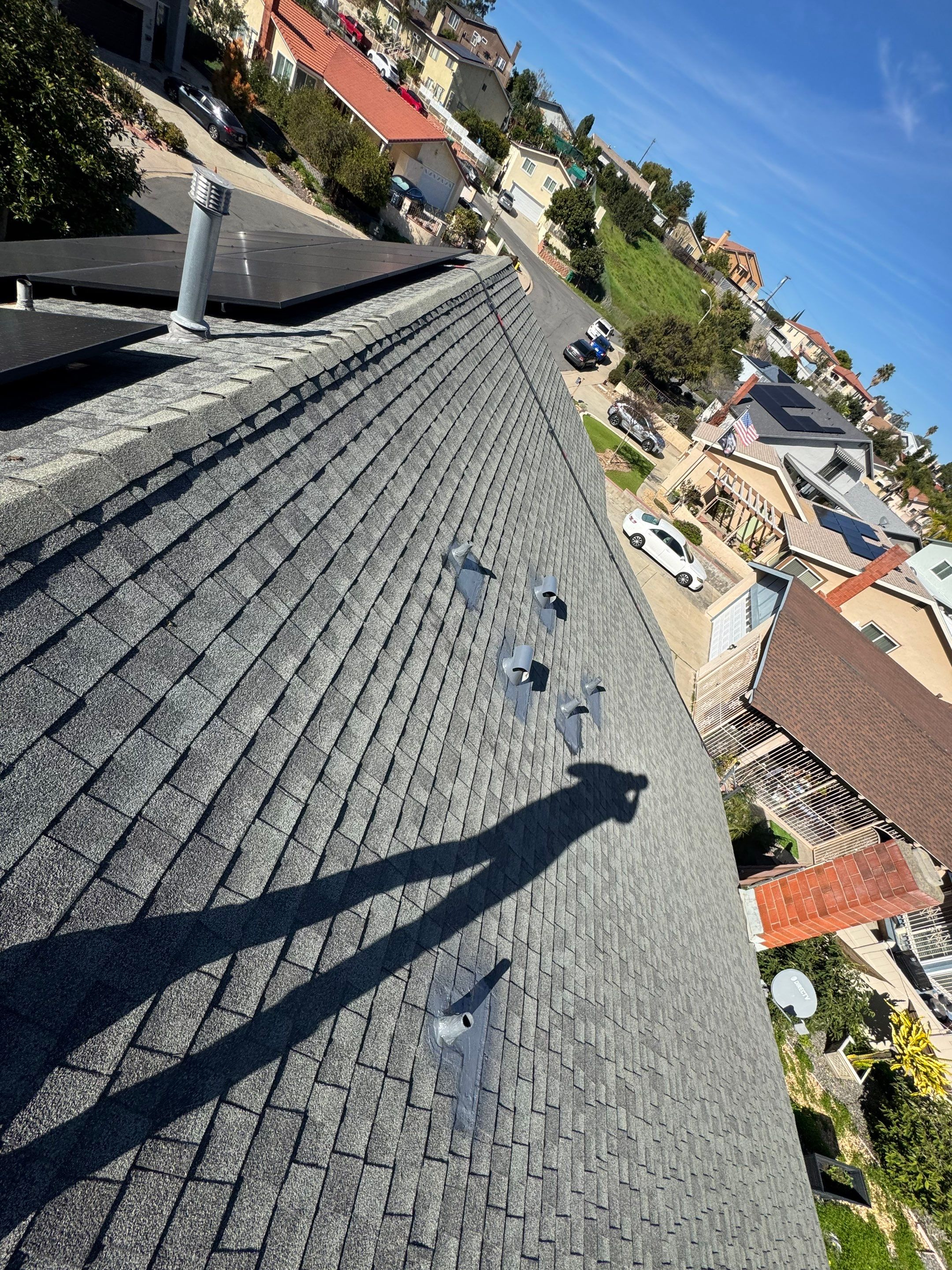 City Heights Roof Replacement with GAF Timberline HDZ Weathered Wood Shingles by Zenith Roofing Services