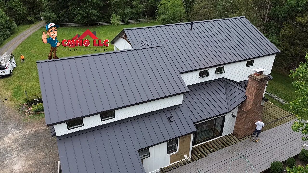 Gorgeous Standing Seam Roof Color Black by CMNG LLC