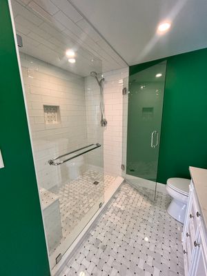 Frameless Shower Enclosure