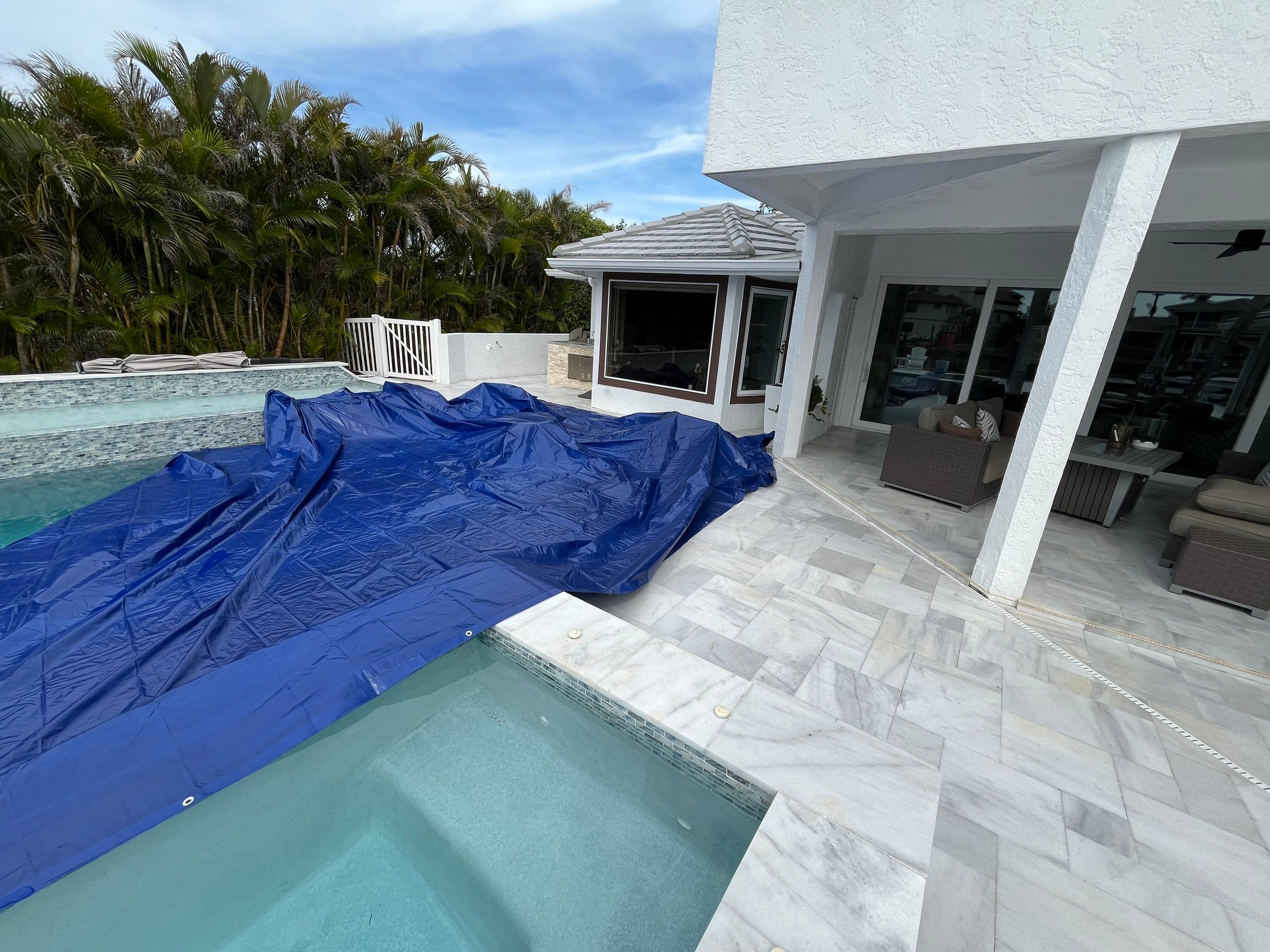 Repainting and Upgrading Gutters in Sarasota FL by Gutter Professors