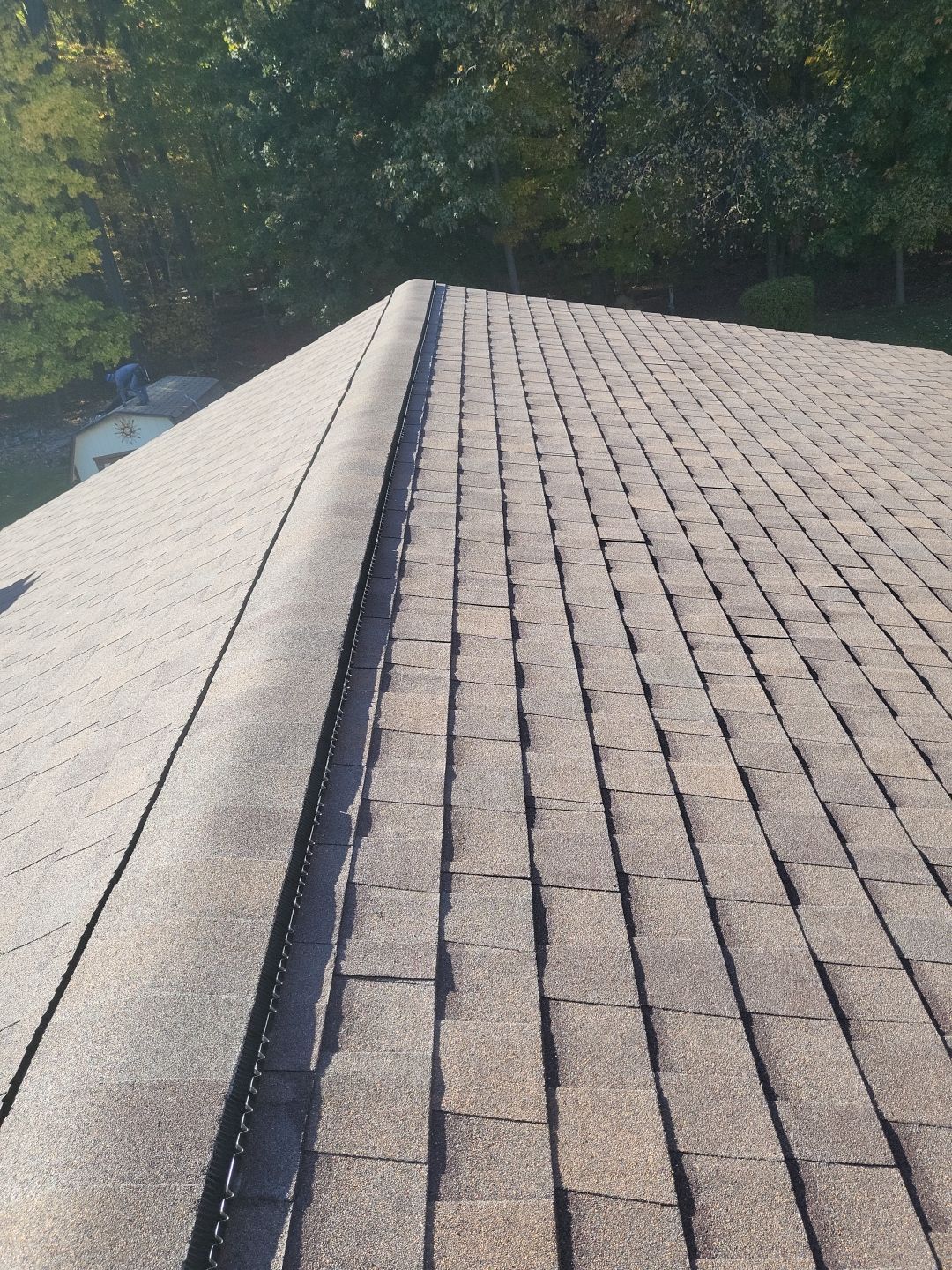 ATLAS PINNACLE COLOR: HEATHERBLEND DRIP EDGE: MUSKET BROWN by Eagle Eye Roofing