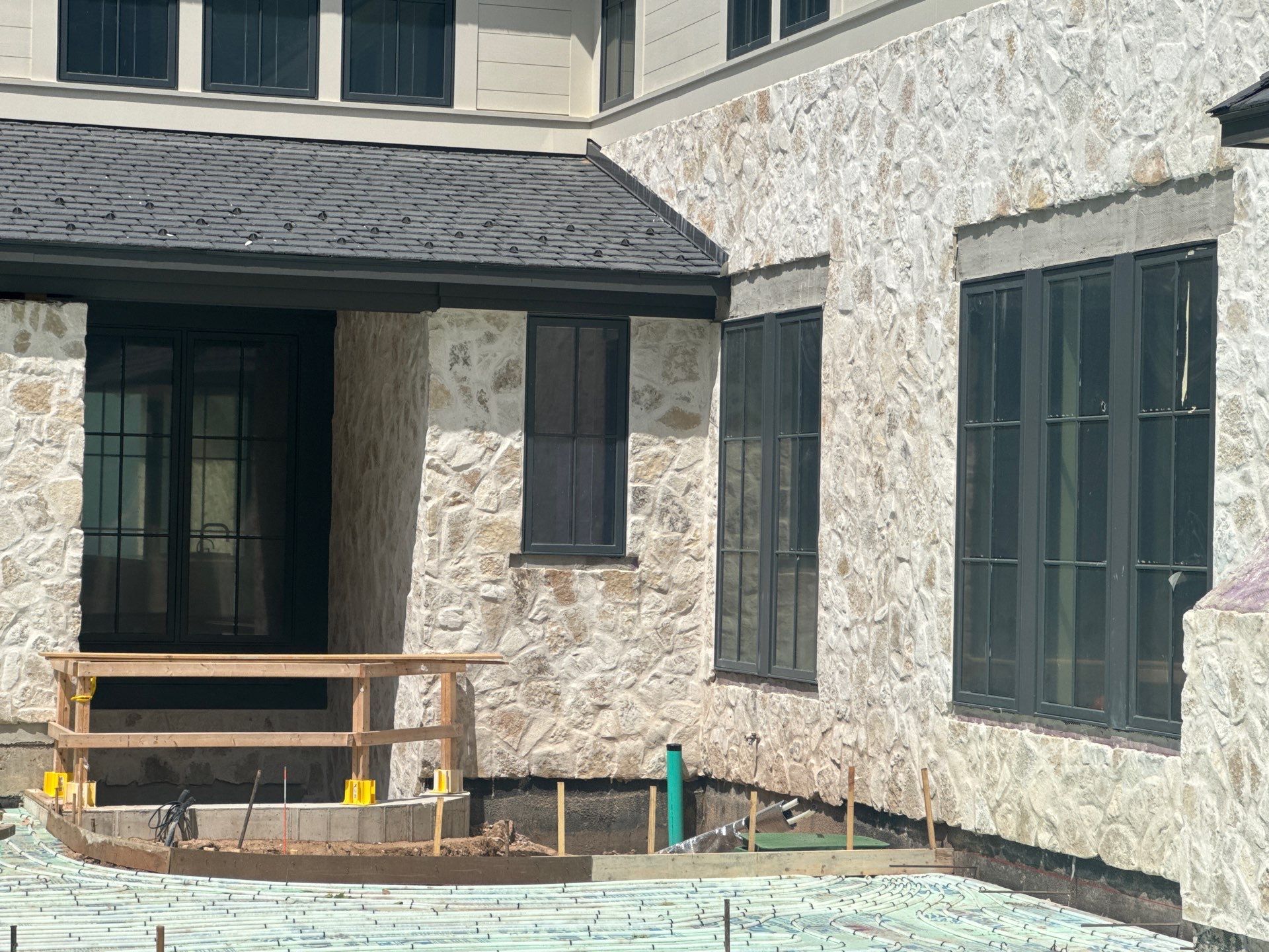 Half Round Gutter Installation for Petoskey Residence by Rainbow Seamless Systems