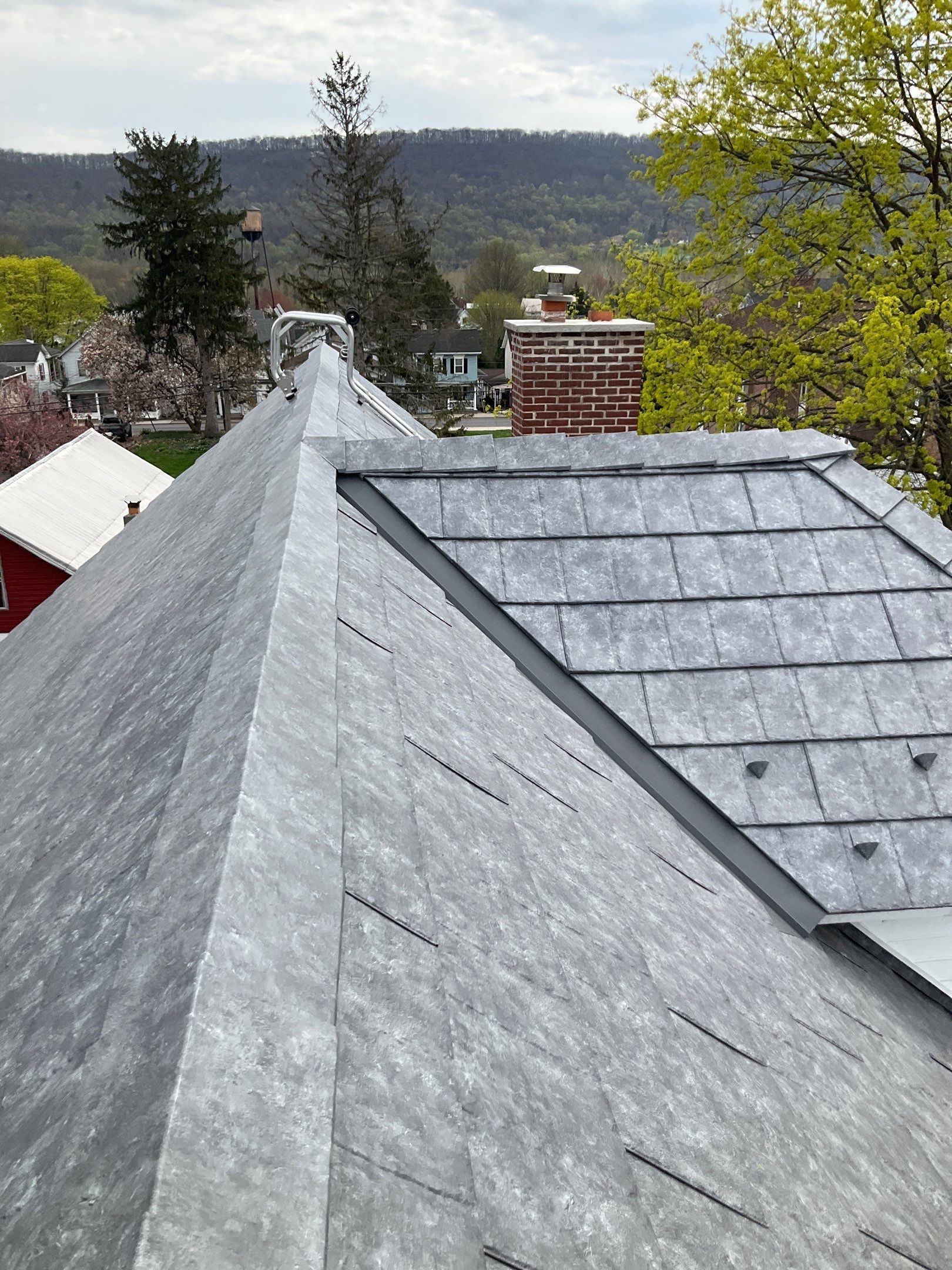 Ironstone Metal Slate Installation by Esh Builders