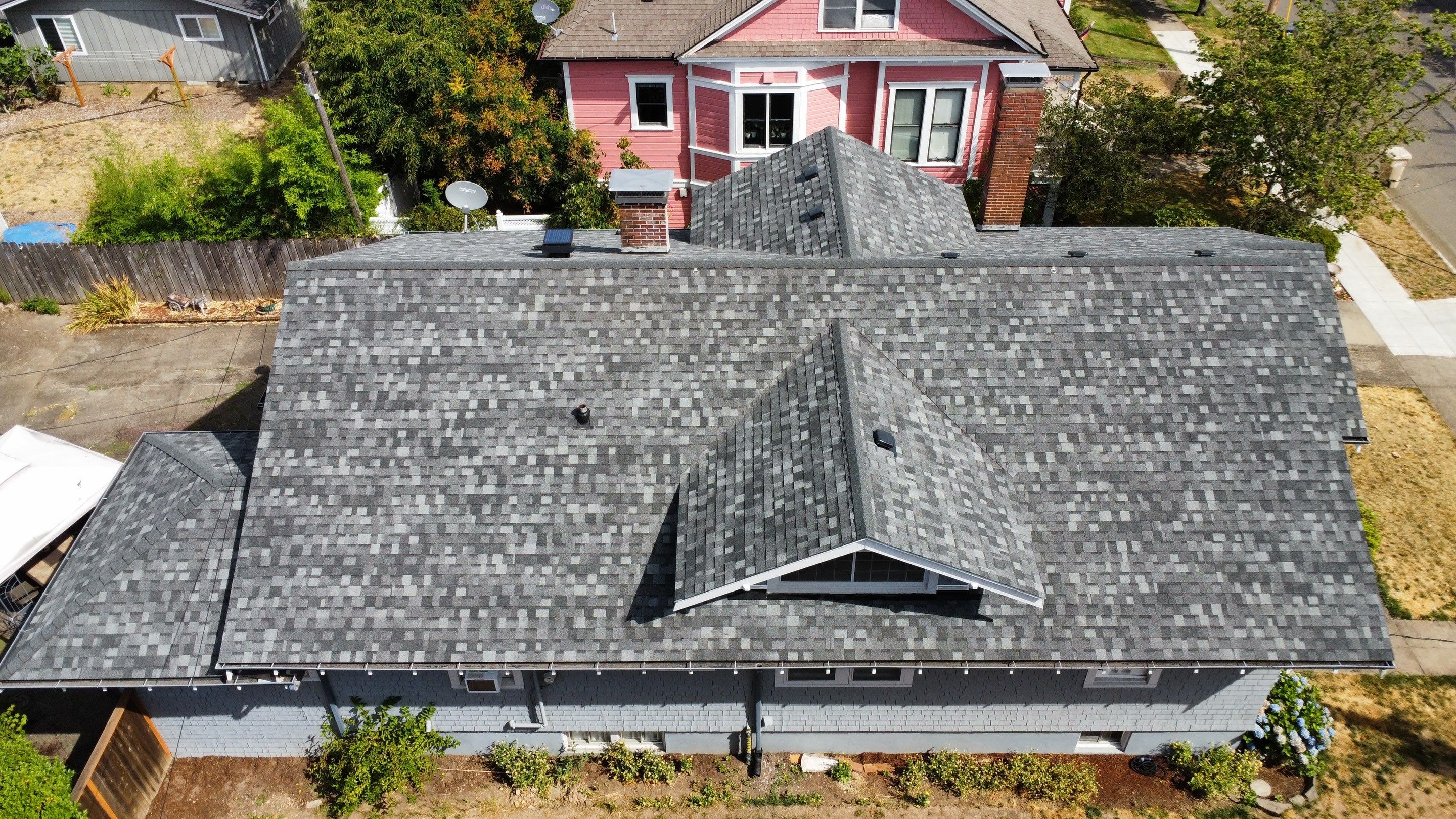 Residential Roofing Installation using IKO Dynasty (Color: Summit Grey) by Orezona Building & Roofing Company, Inc.