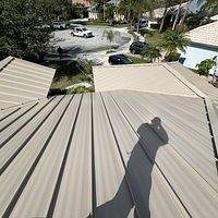 24ga 1.5" Mechanical Seam Sierra Tan by Total Roofing System The Metal Roof Experts