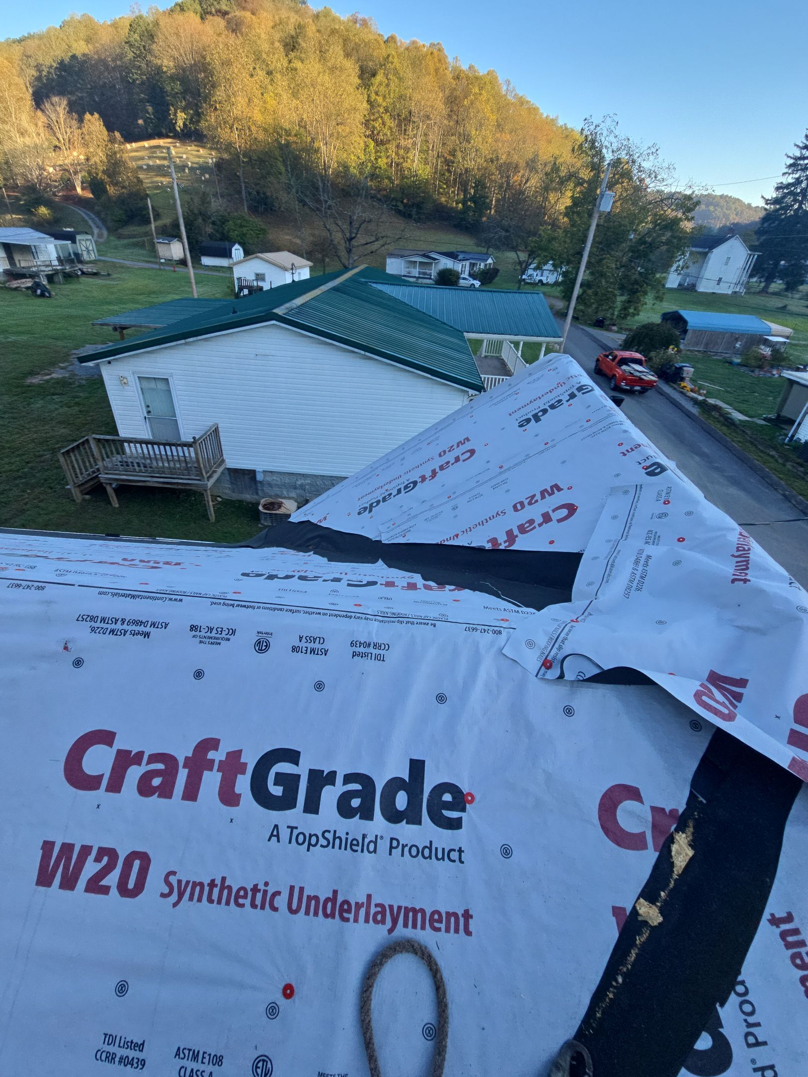 Residential Roofing Installation using GAF Timberline HDZ Oyster Grey by Rainstoppers Roofing