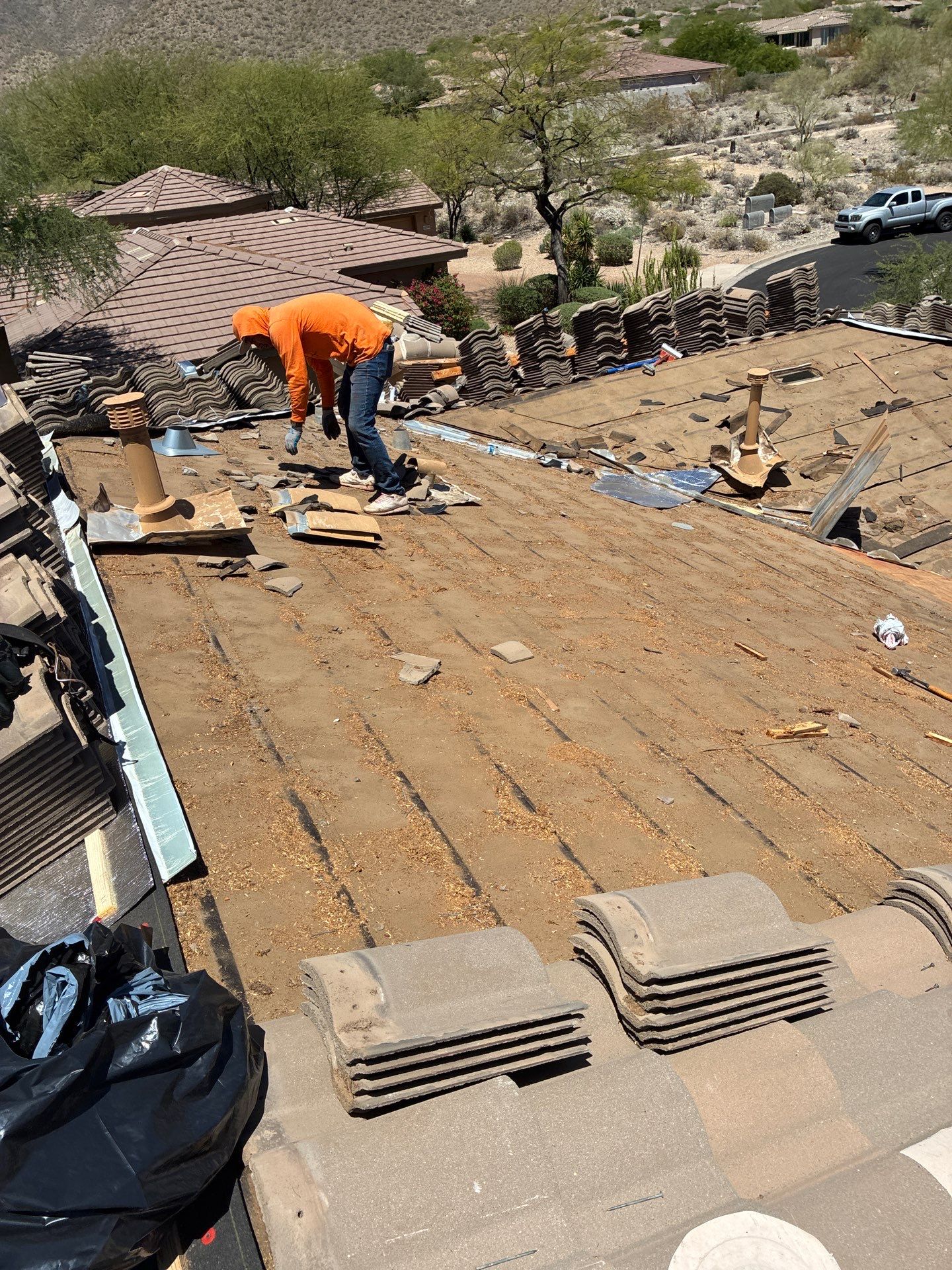 Tile Reset in Northern Scottsdale by Weather-Tite Roofing
