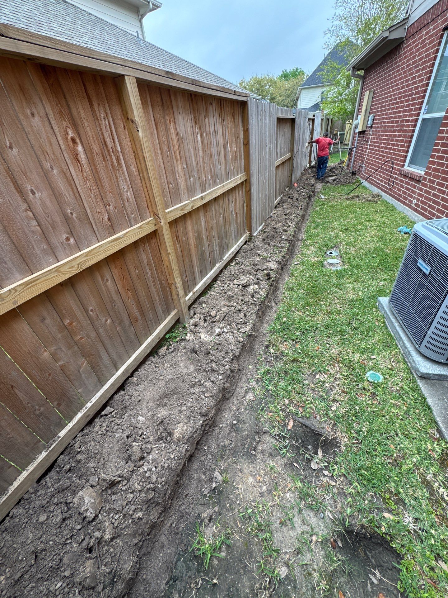 🌟 Steven’s Garage & Backyard Drainage Makeover by Texas Urban Elements