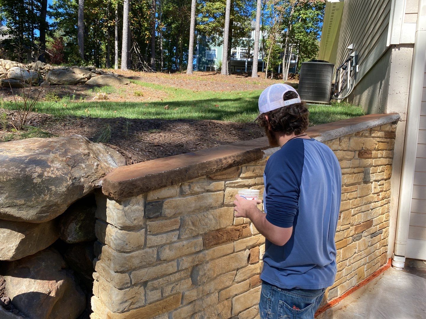 Outdoor Kitchen using Clifrock Panels by Xtreme Concrete Services