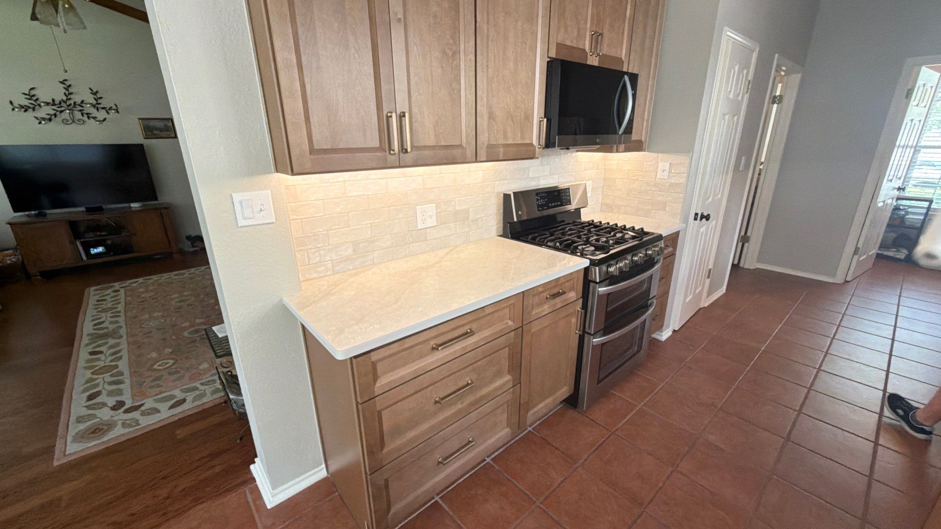 Modern Kitchen Renovation In Austin by 1836 Legacy Construction LLC