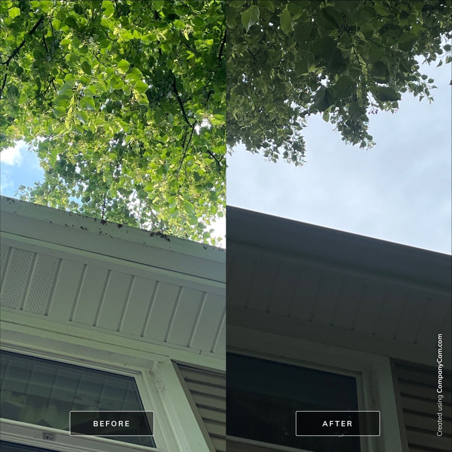 Project in Island Lake by Simmons Power & Soft Washing