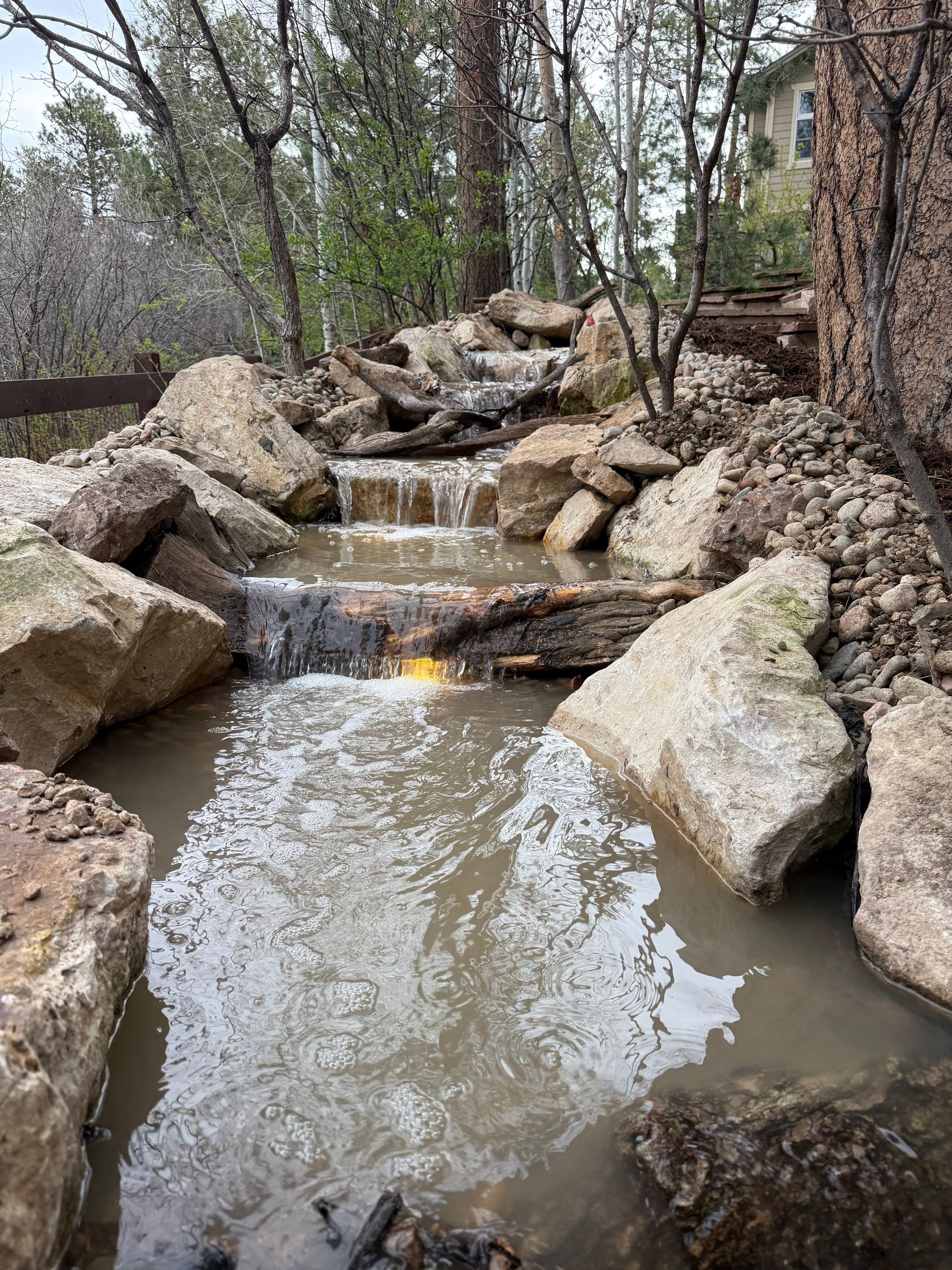 Pondless in Castle Pines by JRM landscape & design