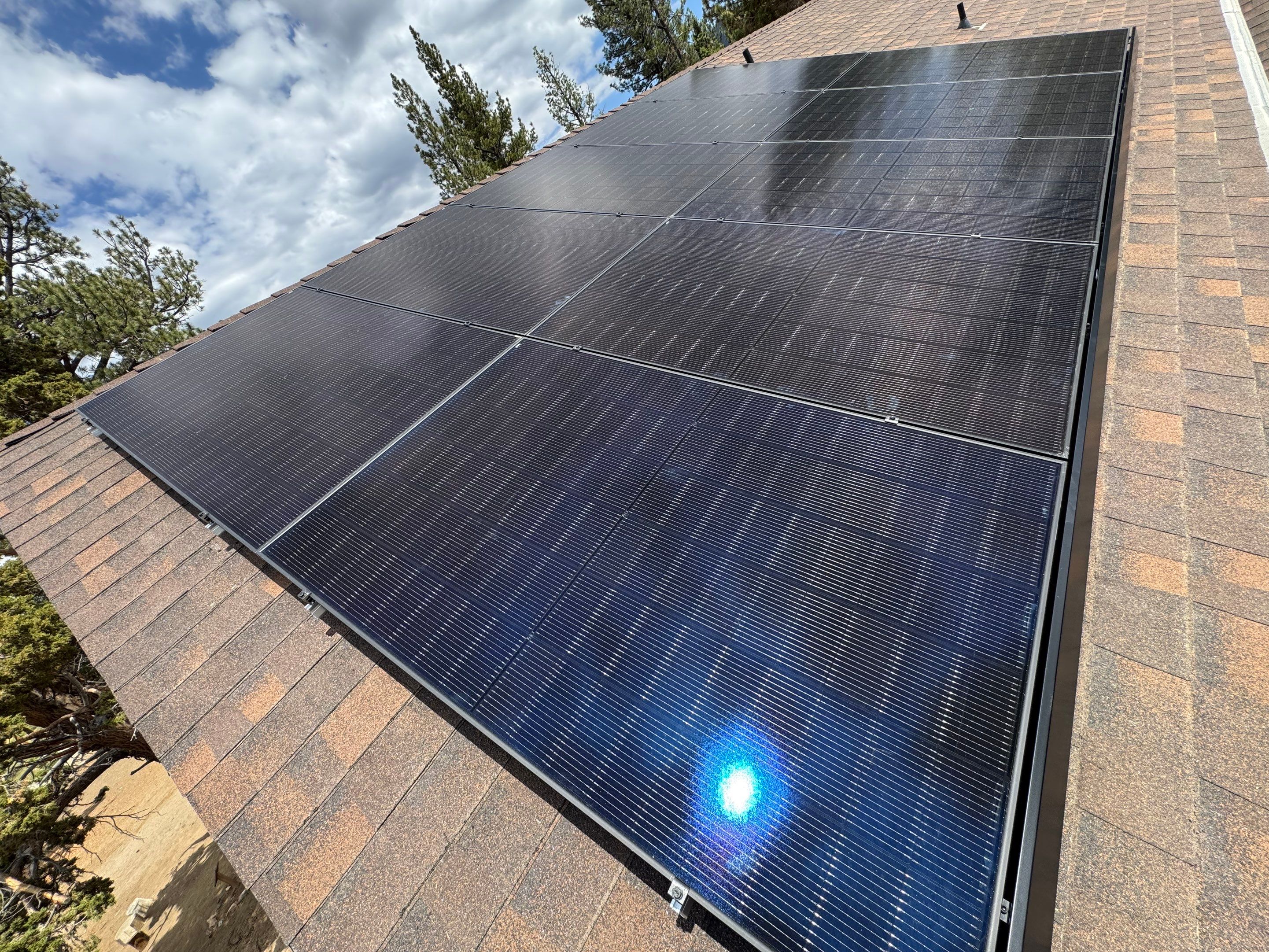 Big Bear Solar Power Installation with Tesla Powerwall by VIBE SOLAR