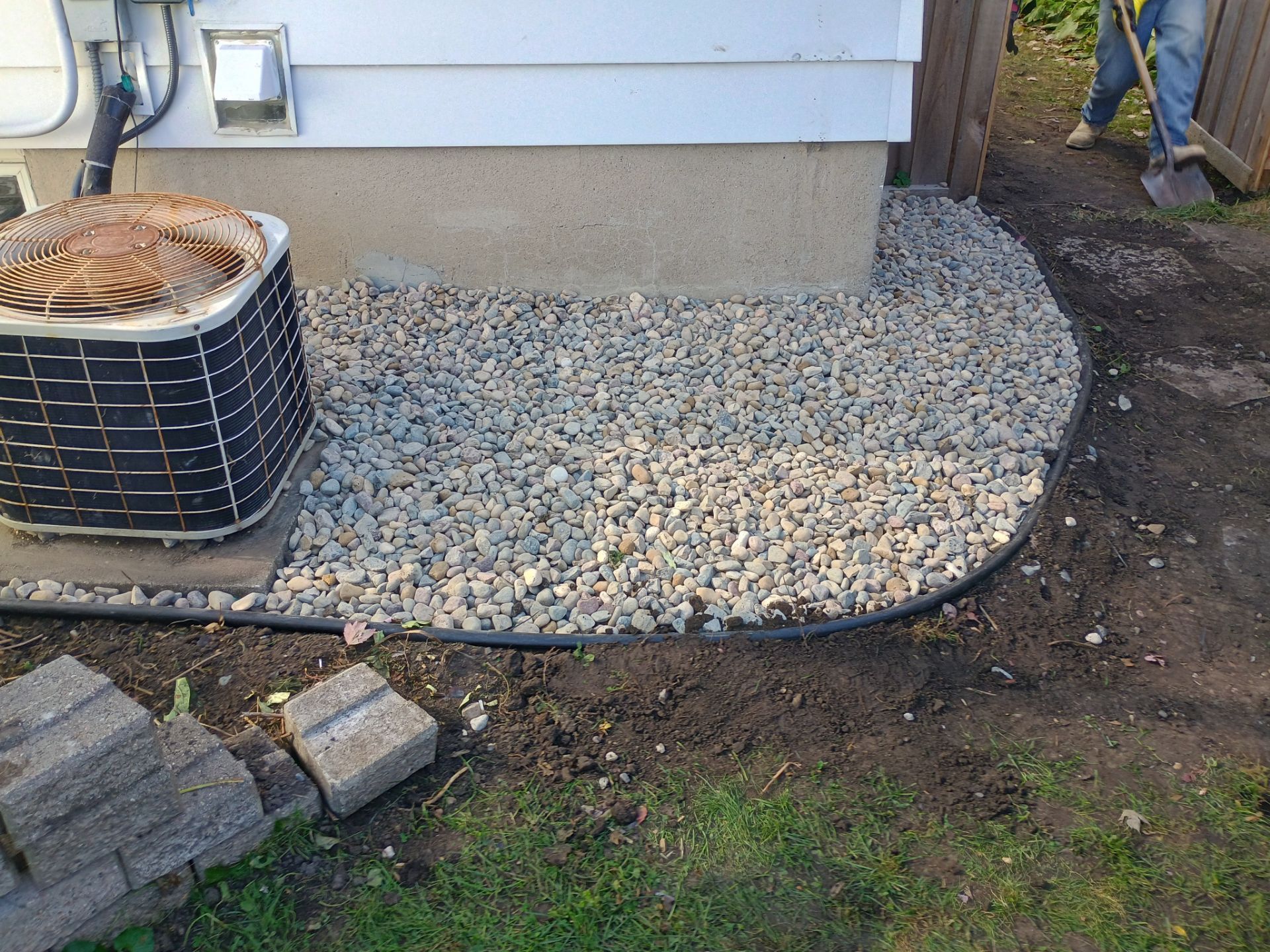 French Drain Installation for Michael by Waterproofing Northeast