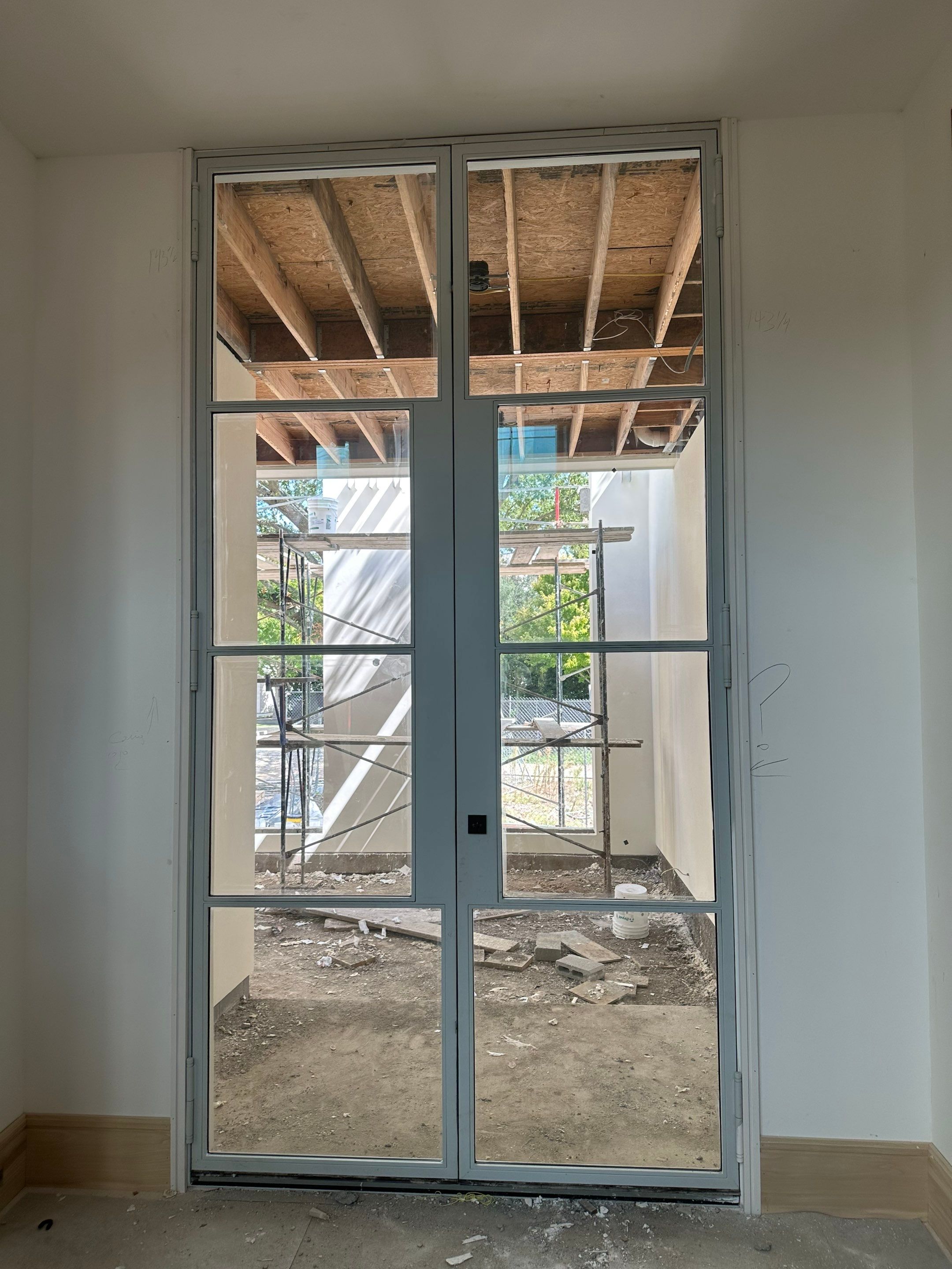Custom Double Glass Door and Window Installation in Dallas by Solara Custom Living