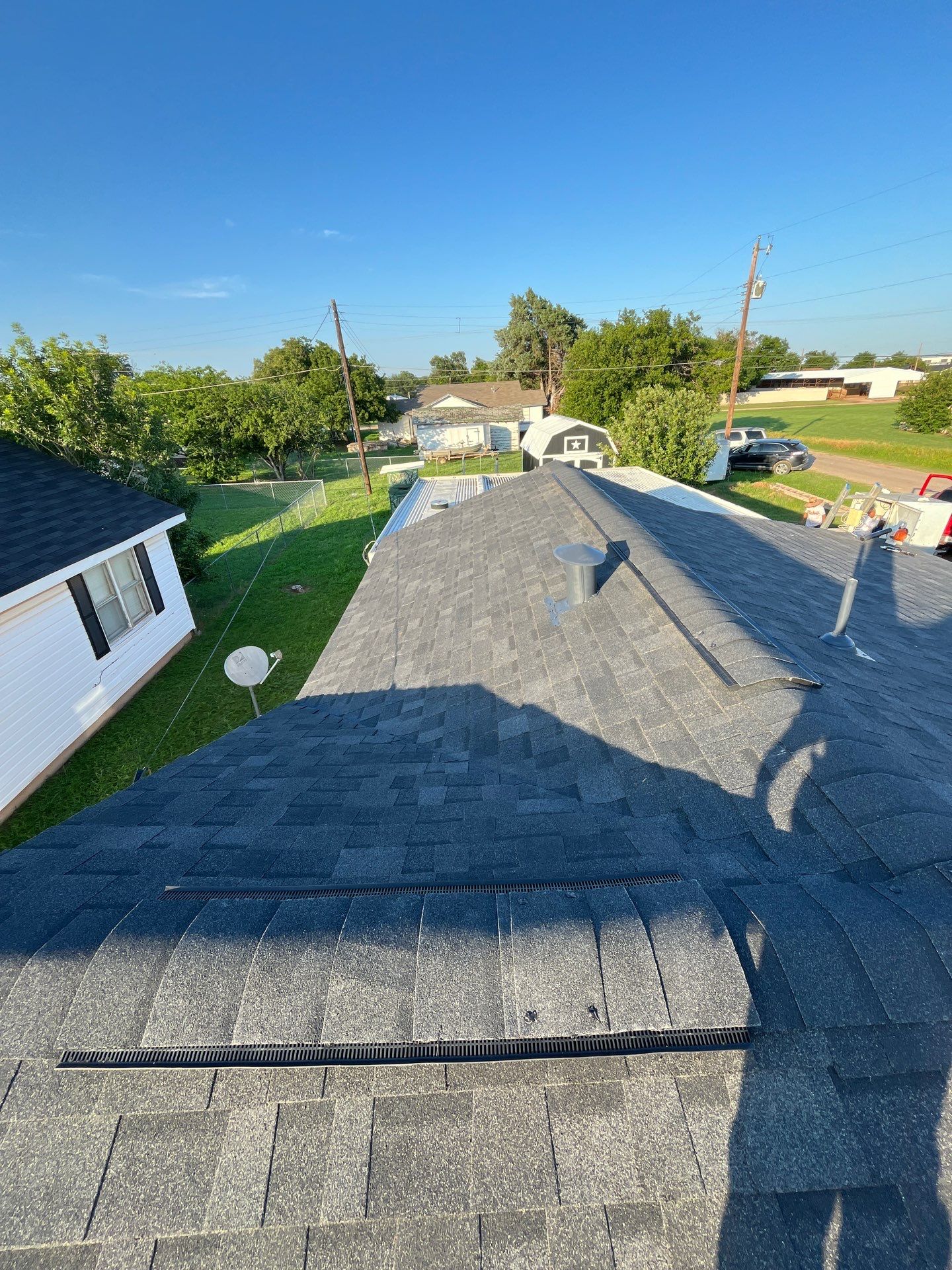 Reroof with Full Redeck by Berry Good Roofing 