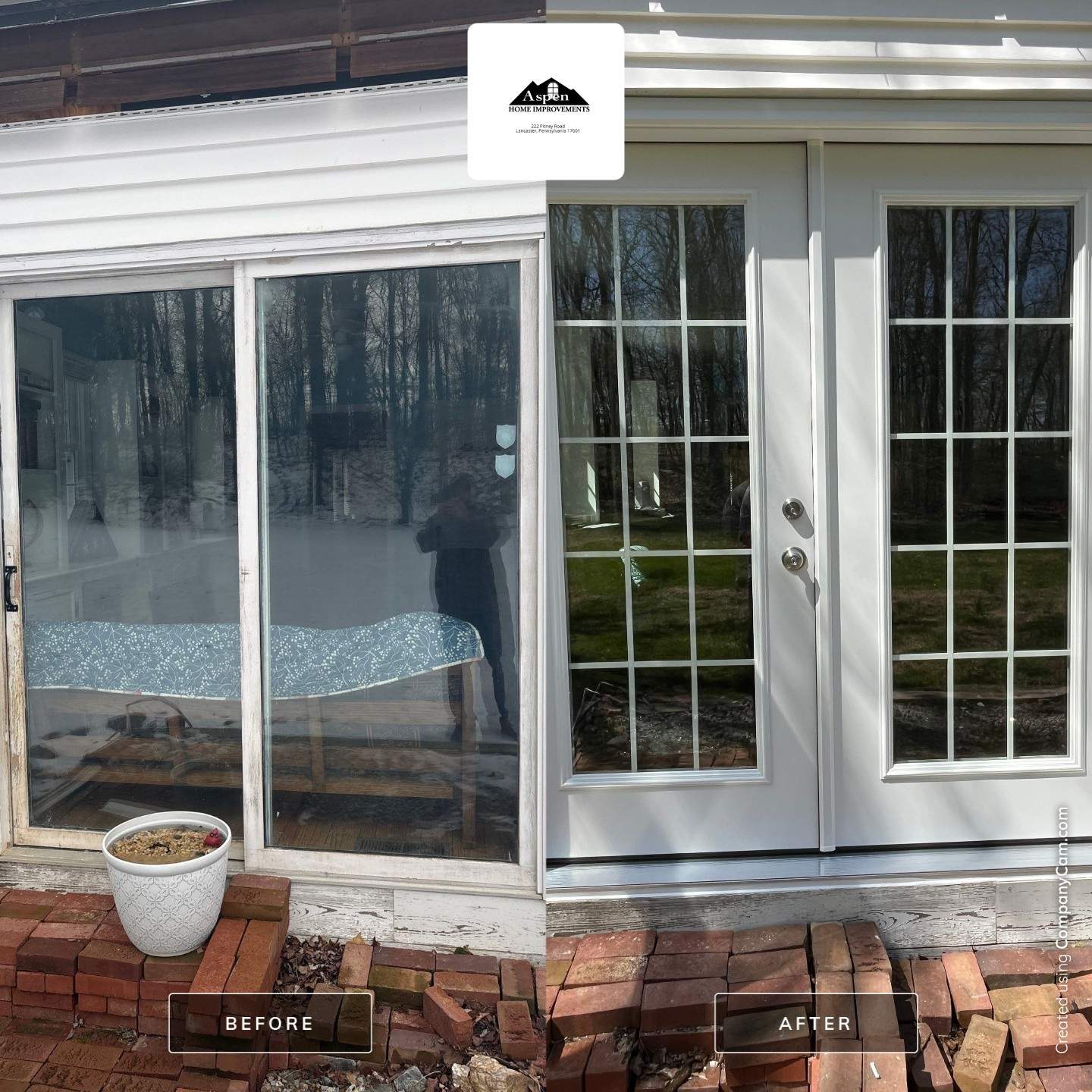 Bay Window Double Hung Window Patio Door by Aspen Home Improvements