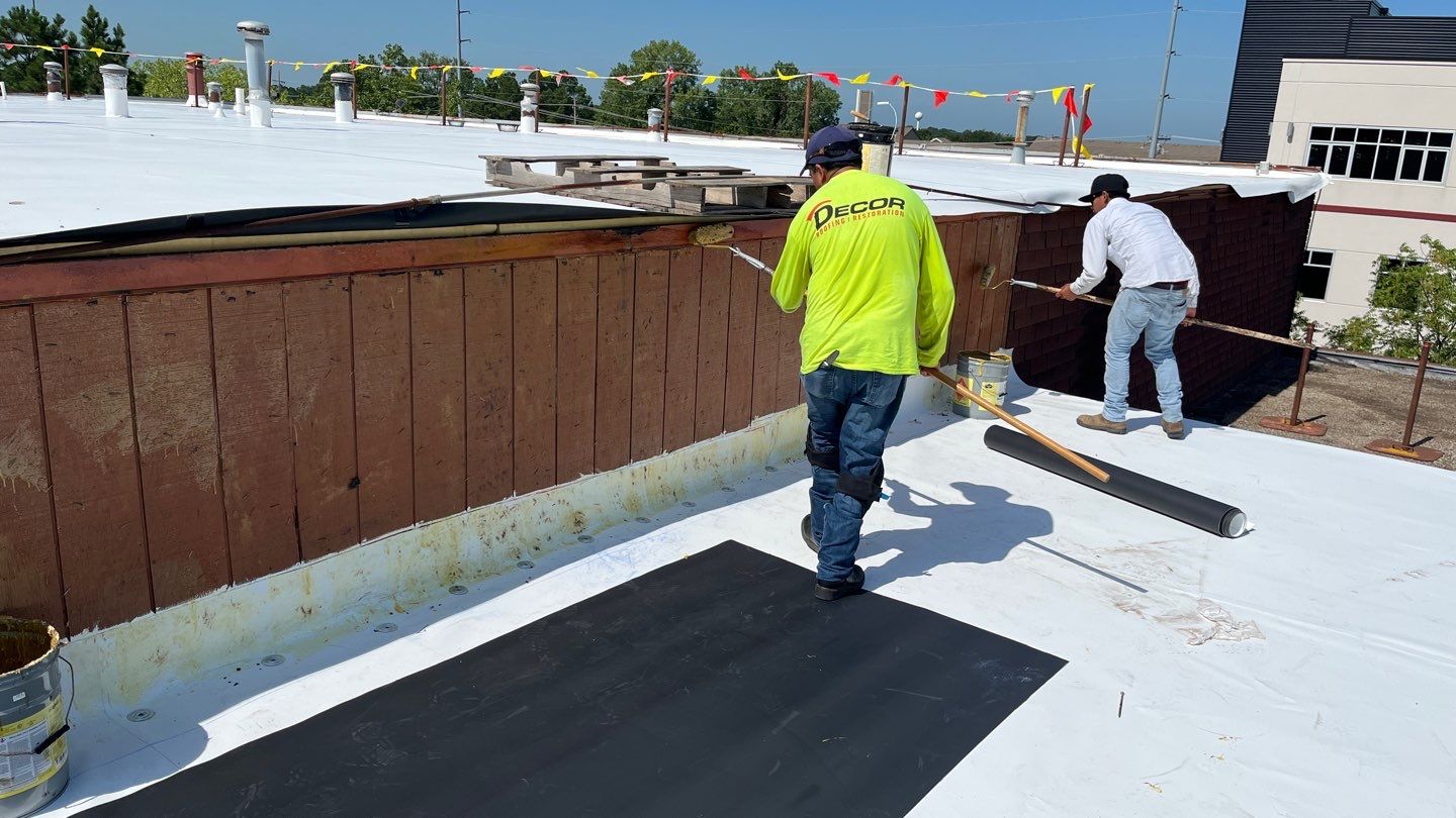 TPO Project in Tulsa by Decor Roofing & Restoration