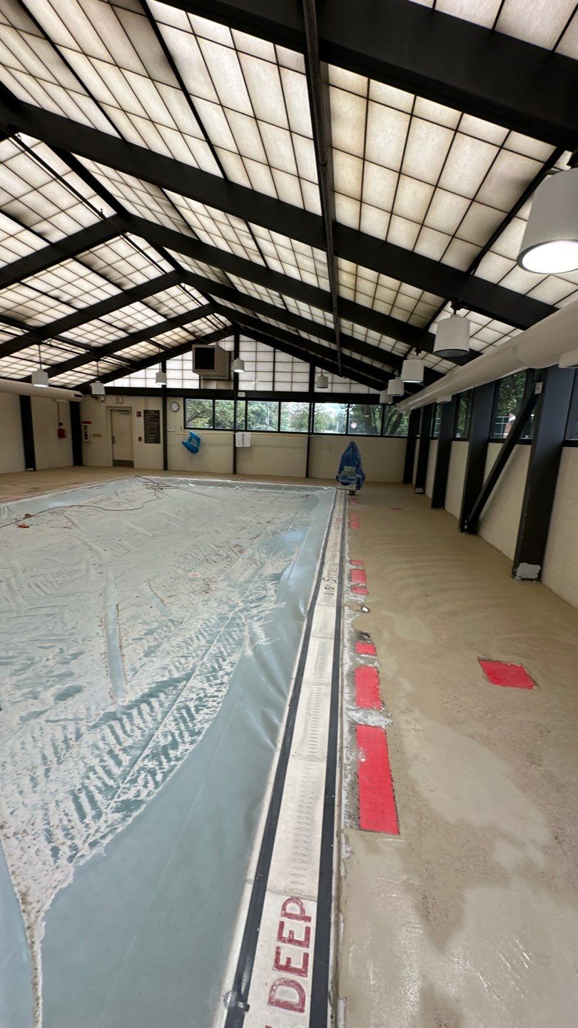 Hotel Pool Deck Project in Cranberry Township by Floors in a Day, Inc