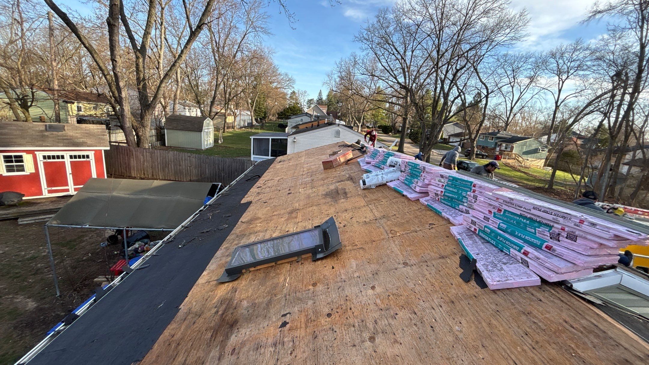 Roof Replacement using Owens Corning Summer Harvest by 180 Contractors