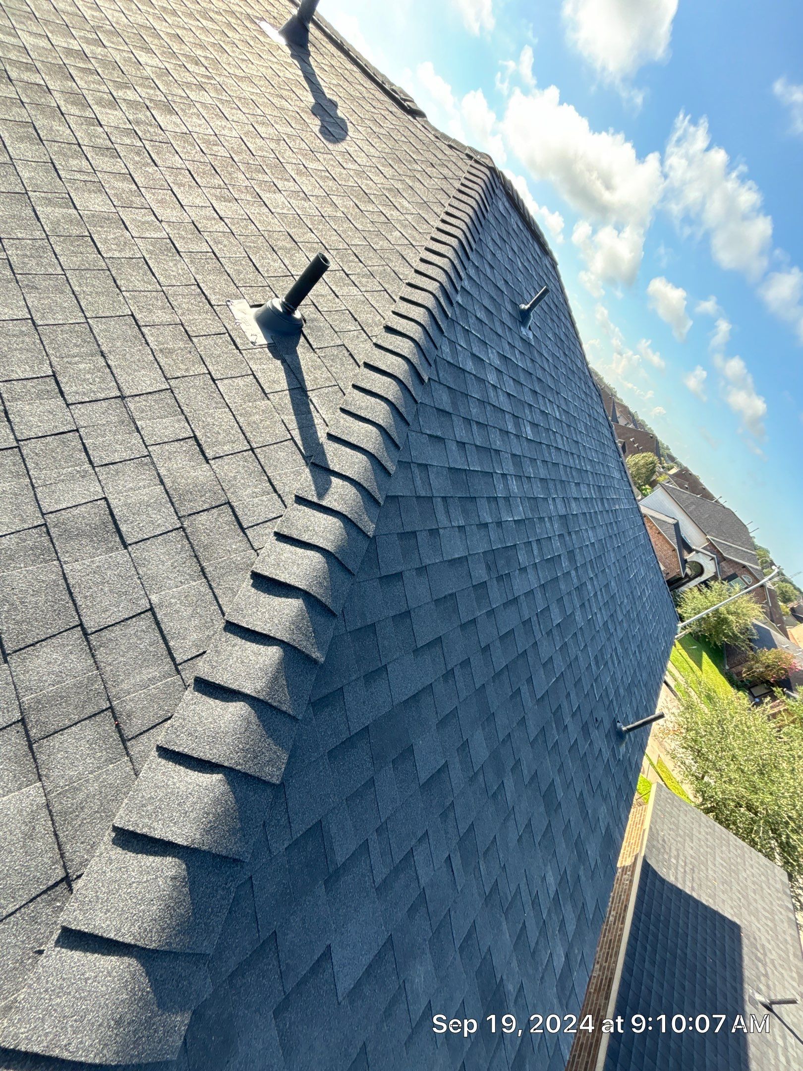 Houston Reroof Project Post Hurricane Beryl by Berry Good Roofing