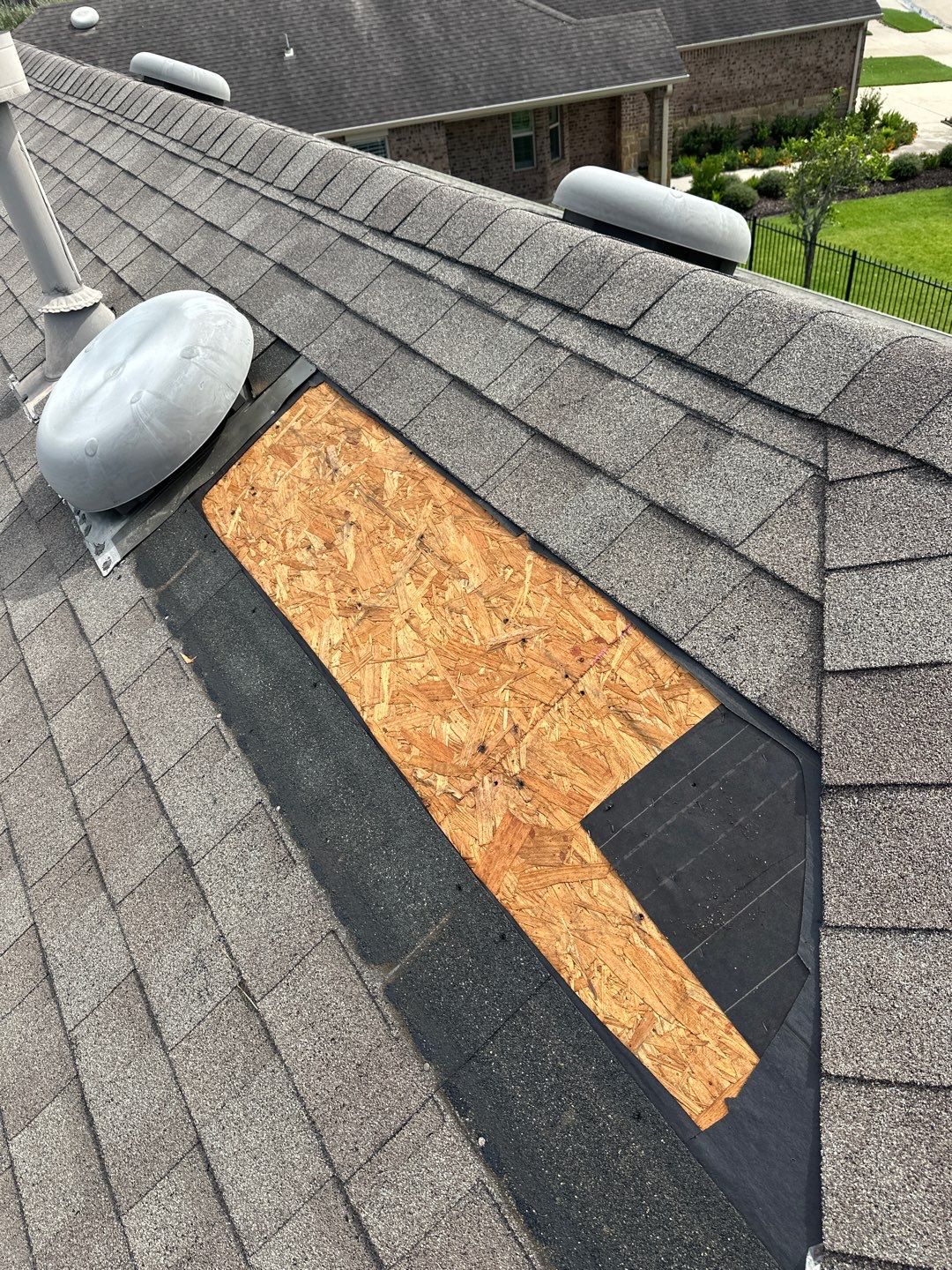 Hail Damage using Owen's Corning Duration (Lifetime) Shingles by Roof Repair Company