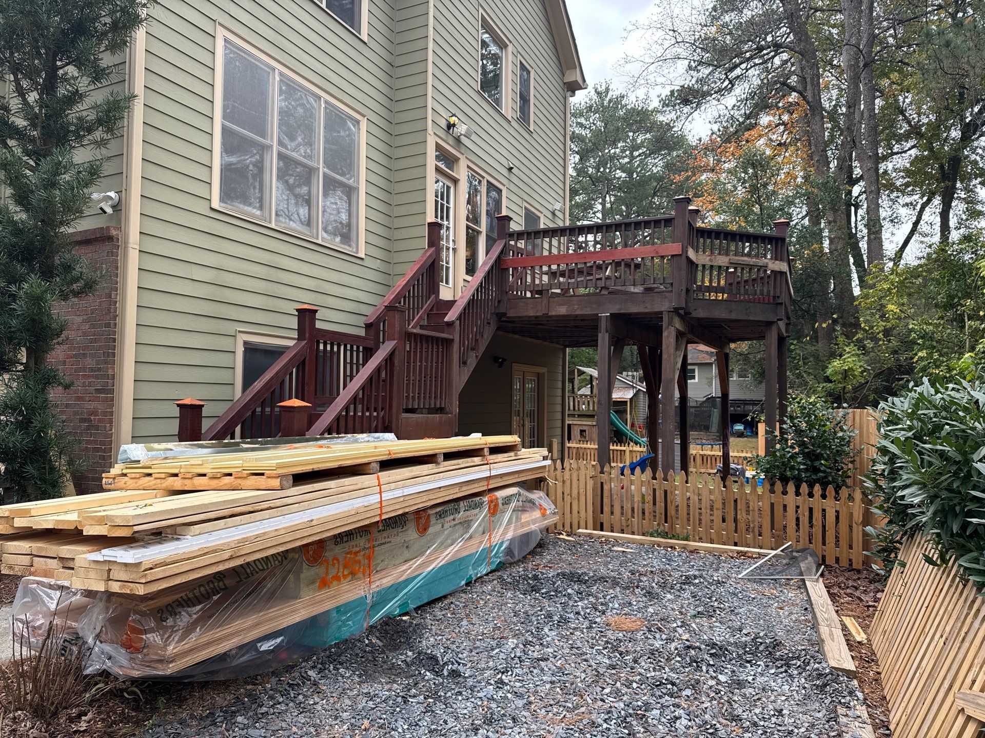 Atlanta Multi-Level Deck and Custom Screened-In Porch Addition by Swift Home Renovations