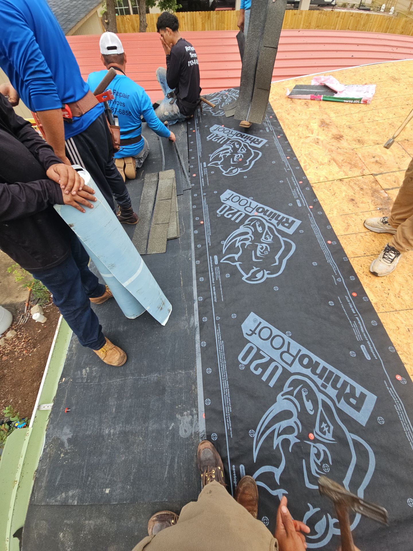 Residential Roofing Installation using Owen's Corning Duration (Lifetime) Shingles by Roof Repair Company