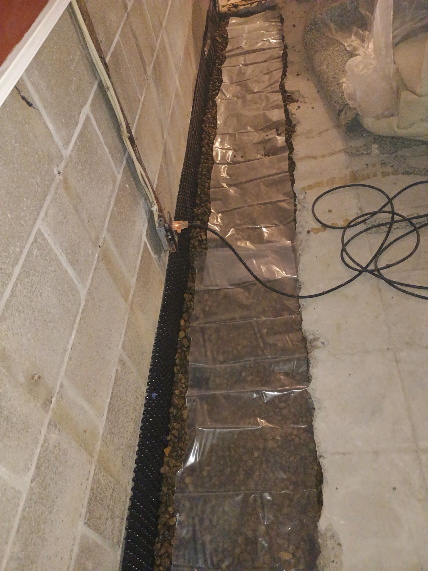 Optimizing Rob & Sue's Existing Waterproofing System by Waterproofing Northeast