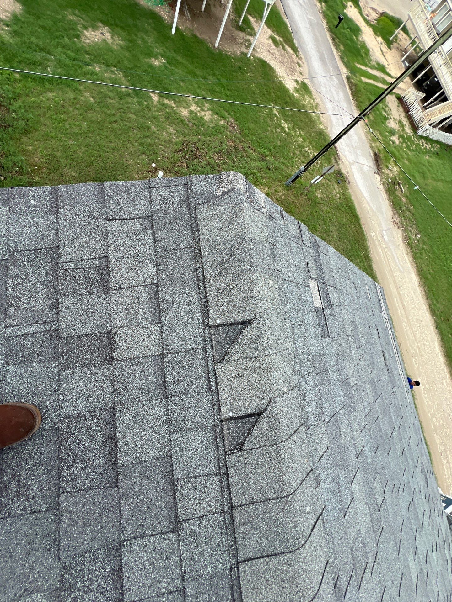 Hail Damage using Owen's Corning Duration (Lifetime) Shingles by Roof Repair Company
