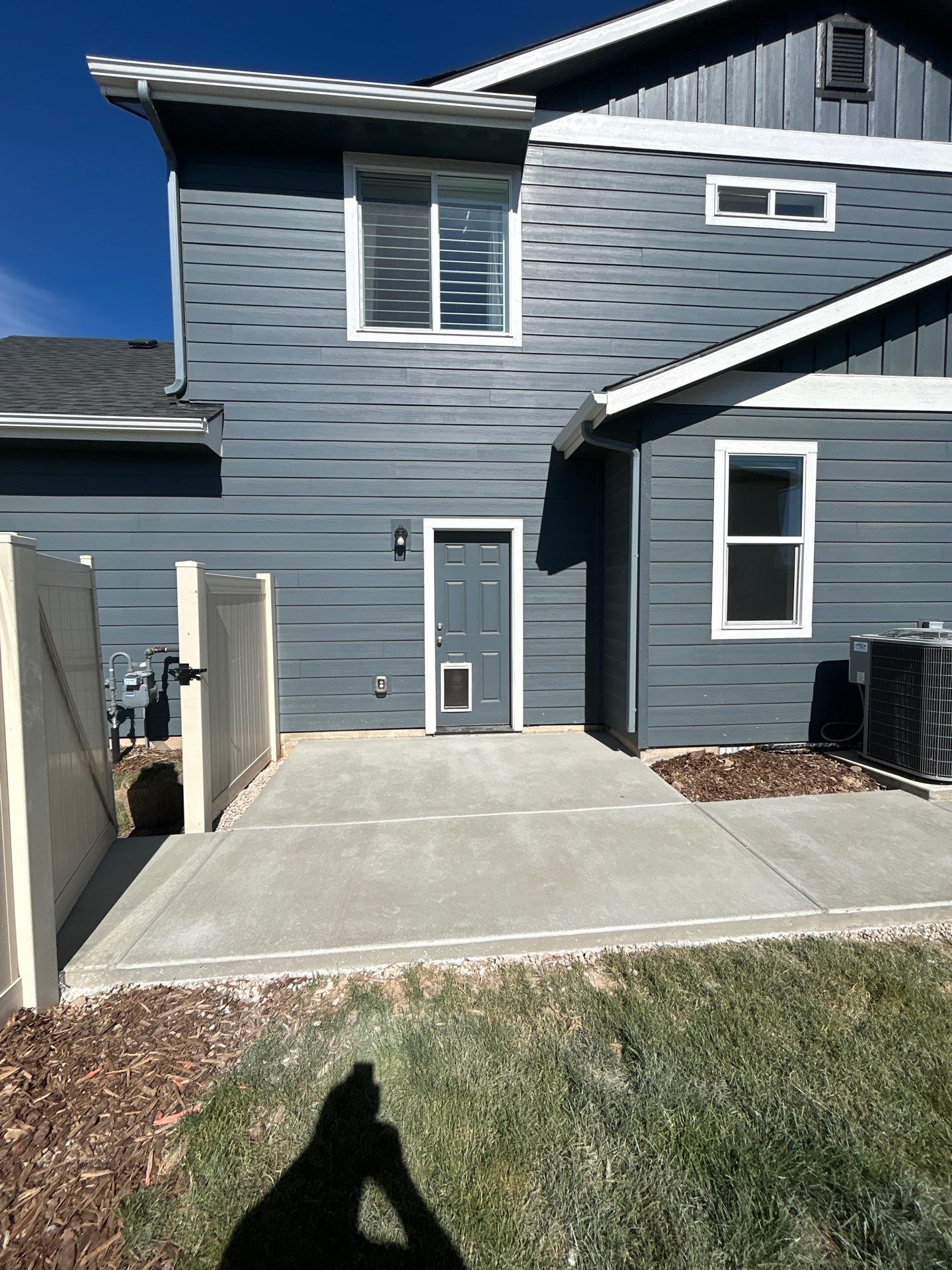 Patio Extension - Spanning to Driveway by Meridian Concrete | Meridian Curbing & Landscape