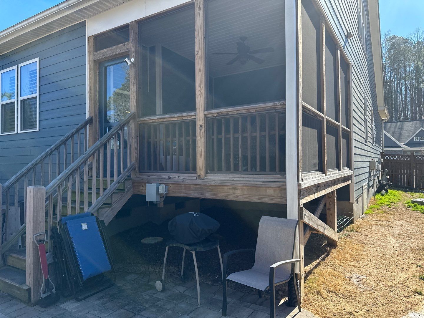 Weathered Deck using Wood Sealant by DuraSeal