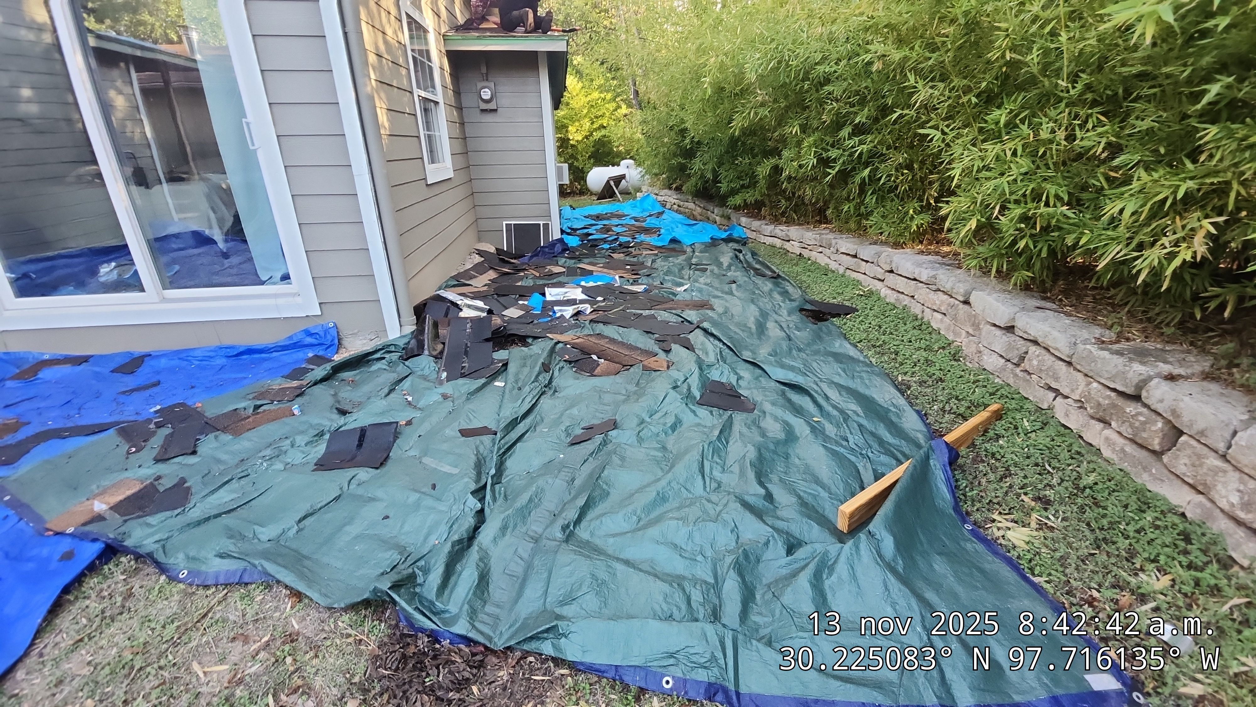 Asphalt Shingle Roof Repair and Decking Replacement in Austin by Caliber Restoration LLC