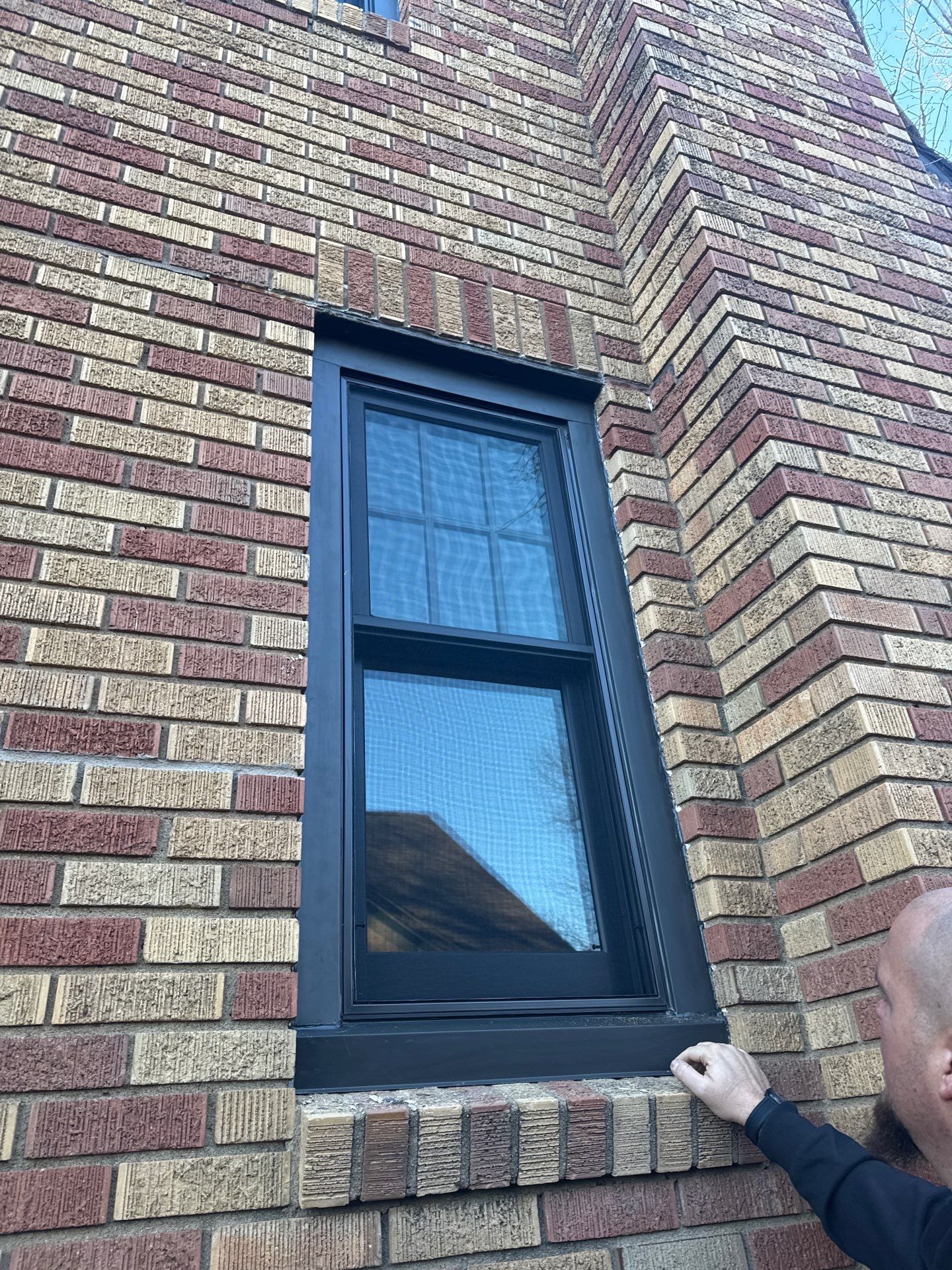Dark Bronze Exterior Window Replacement Project in Omaha by Carps Complete Exteriors
