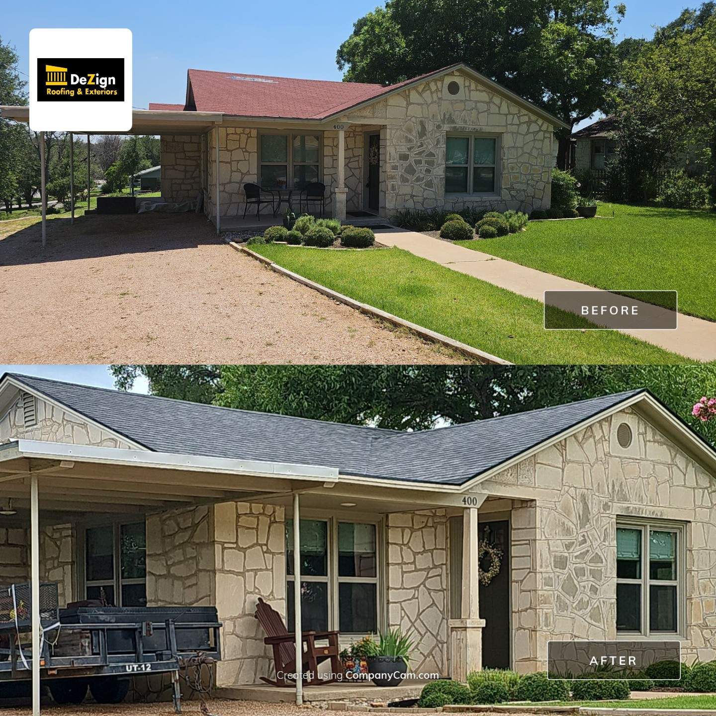 Residential Roofing Installation using Owens Corning Oakridge Onyx Black by DeZign Roofing & Exteriors