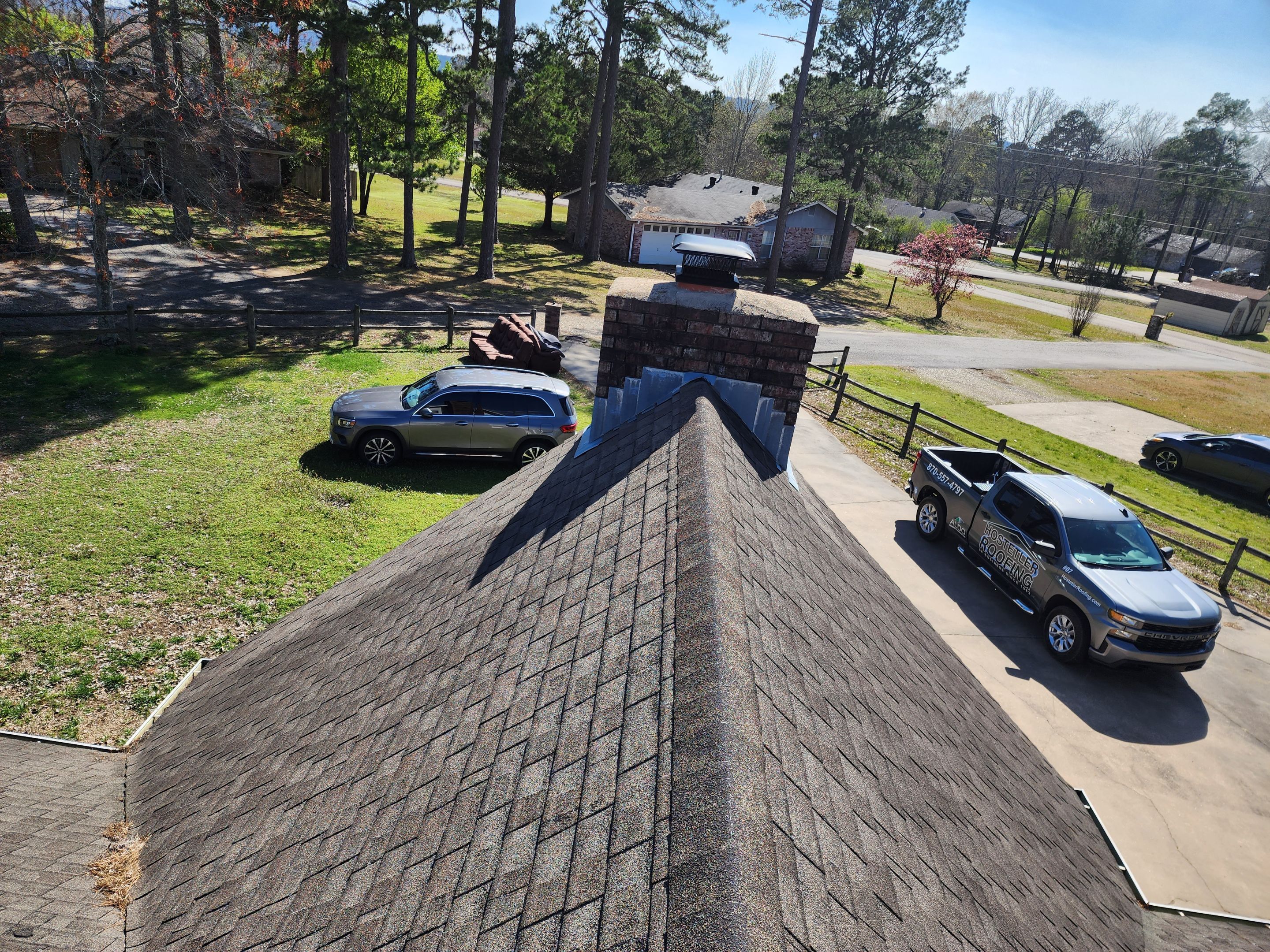 Residential Shingle Reroof using Malarkey Vista by Hostetler Roofing