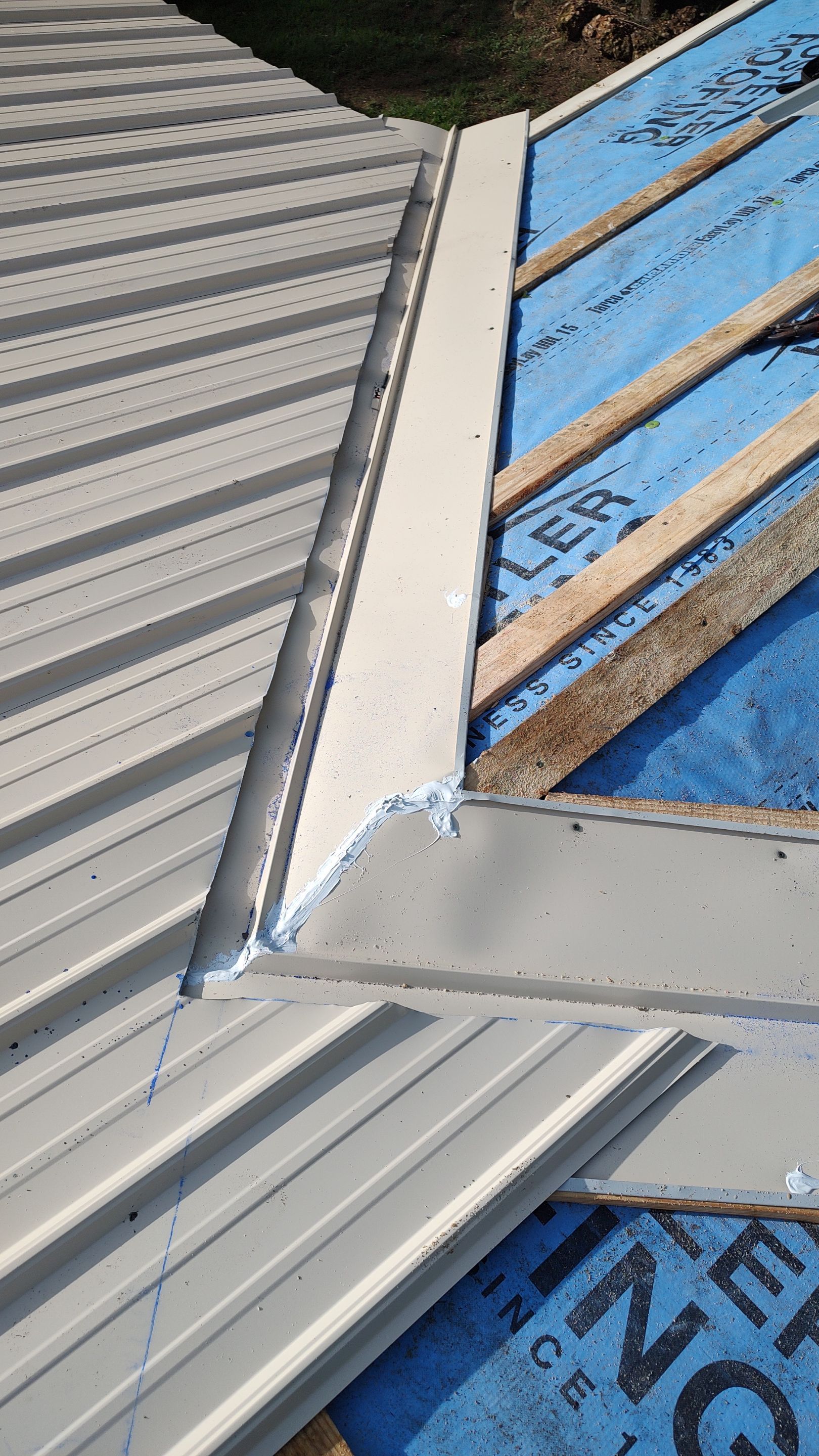 Residential Metal Roof Replacement using Reed's Metals by Hostetler Roofing