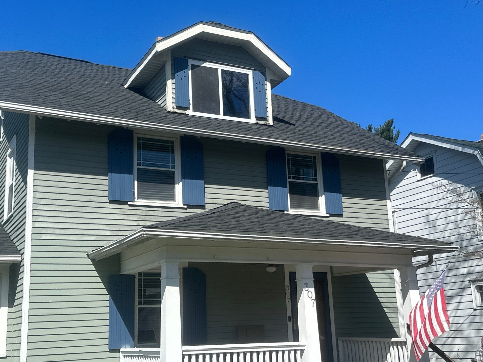 Residential Roofing Installation using GAF Timberline HDZ Charcoal by Nitro Roofing and Construction
