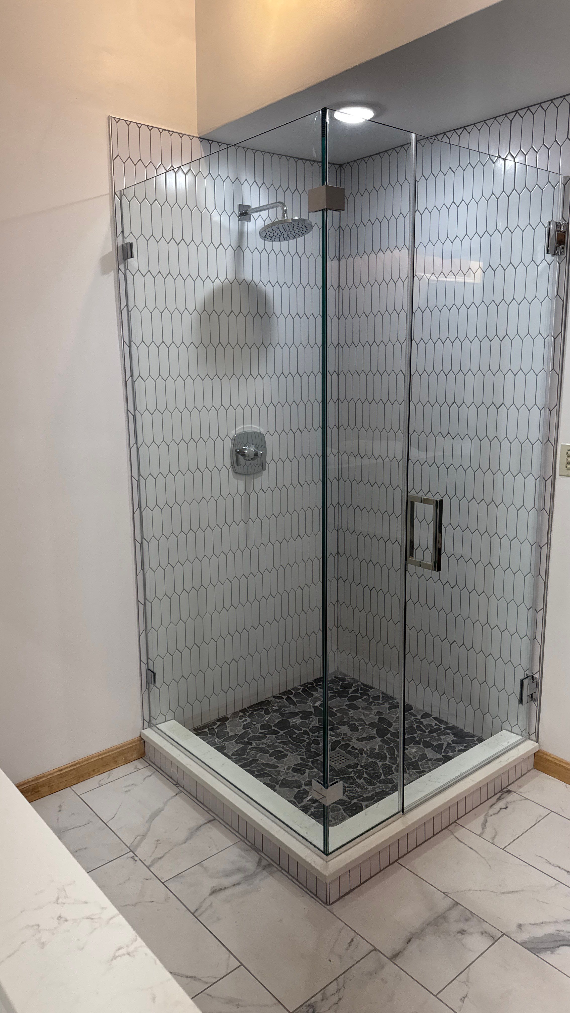 Shalom Bathroom Remodel by Integrity Tile and Home LLC