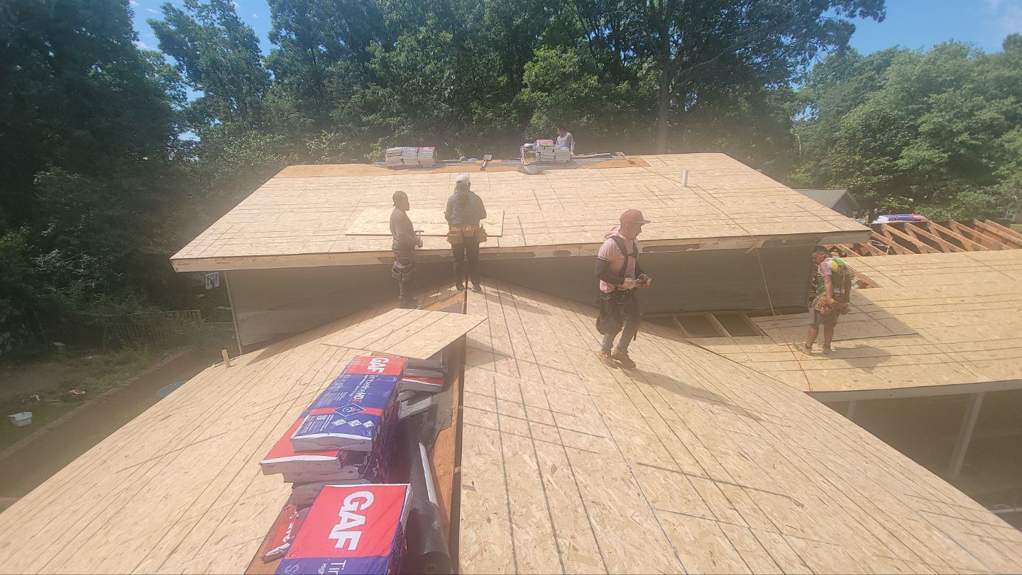 Roof Installation using GAF Timberline HDZ by ExteriorPros