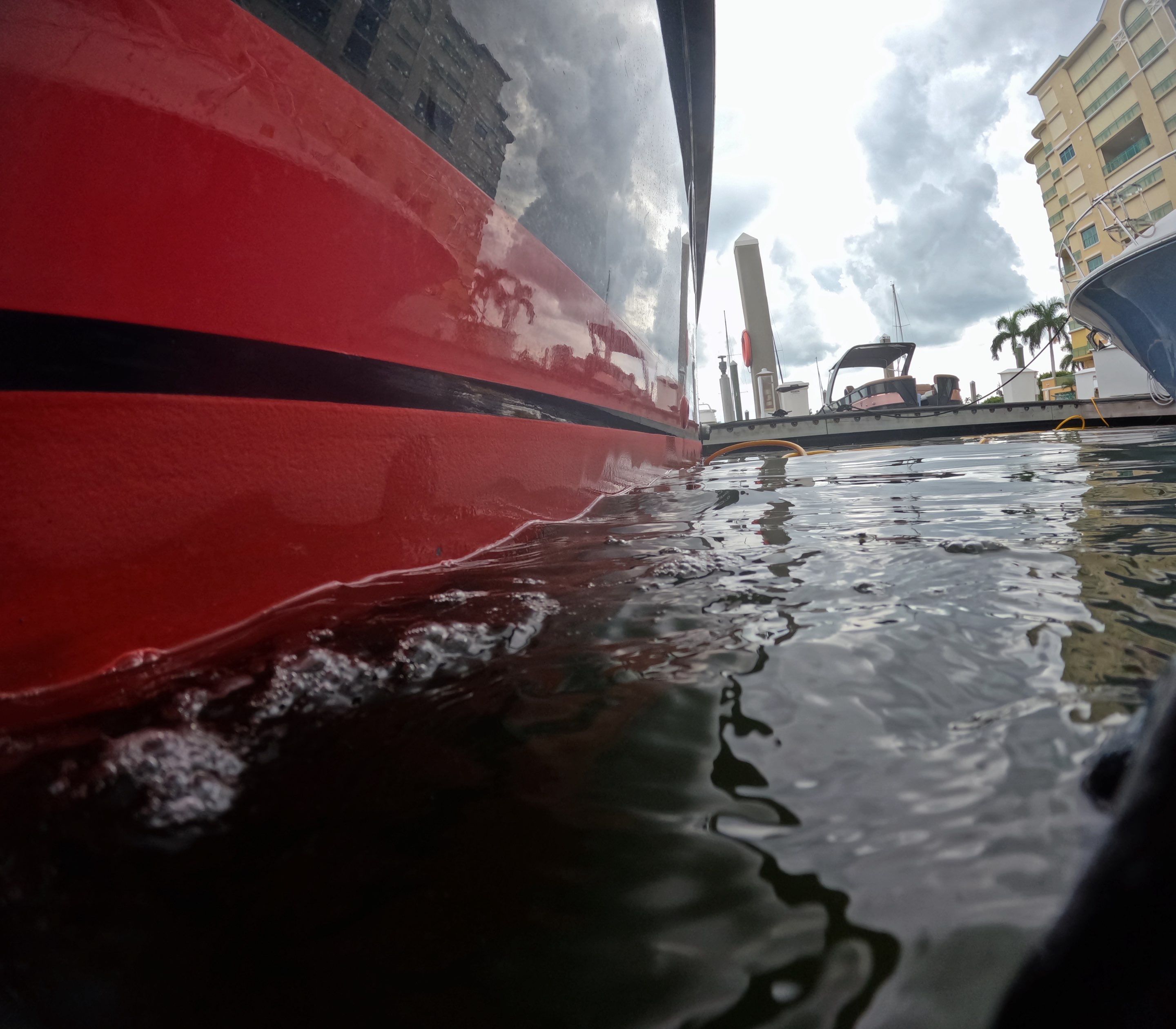 Project in North Fort Myers, FL by Florida Hull Cleaning 