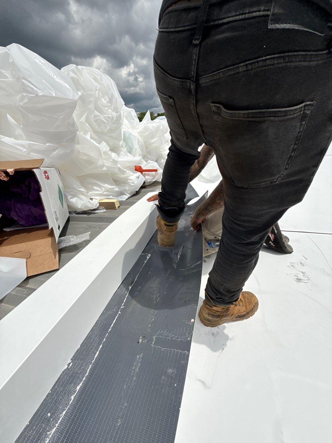 Project in Stow by Commercial Roofing and Coating Systems 