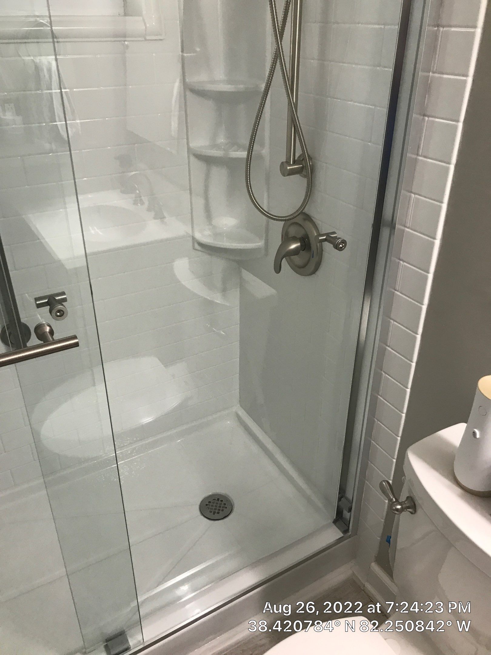 Tub to Shower Conversion using BCI Acrylic Shower System by Secure Construction Company Inc