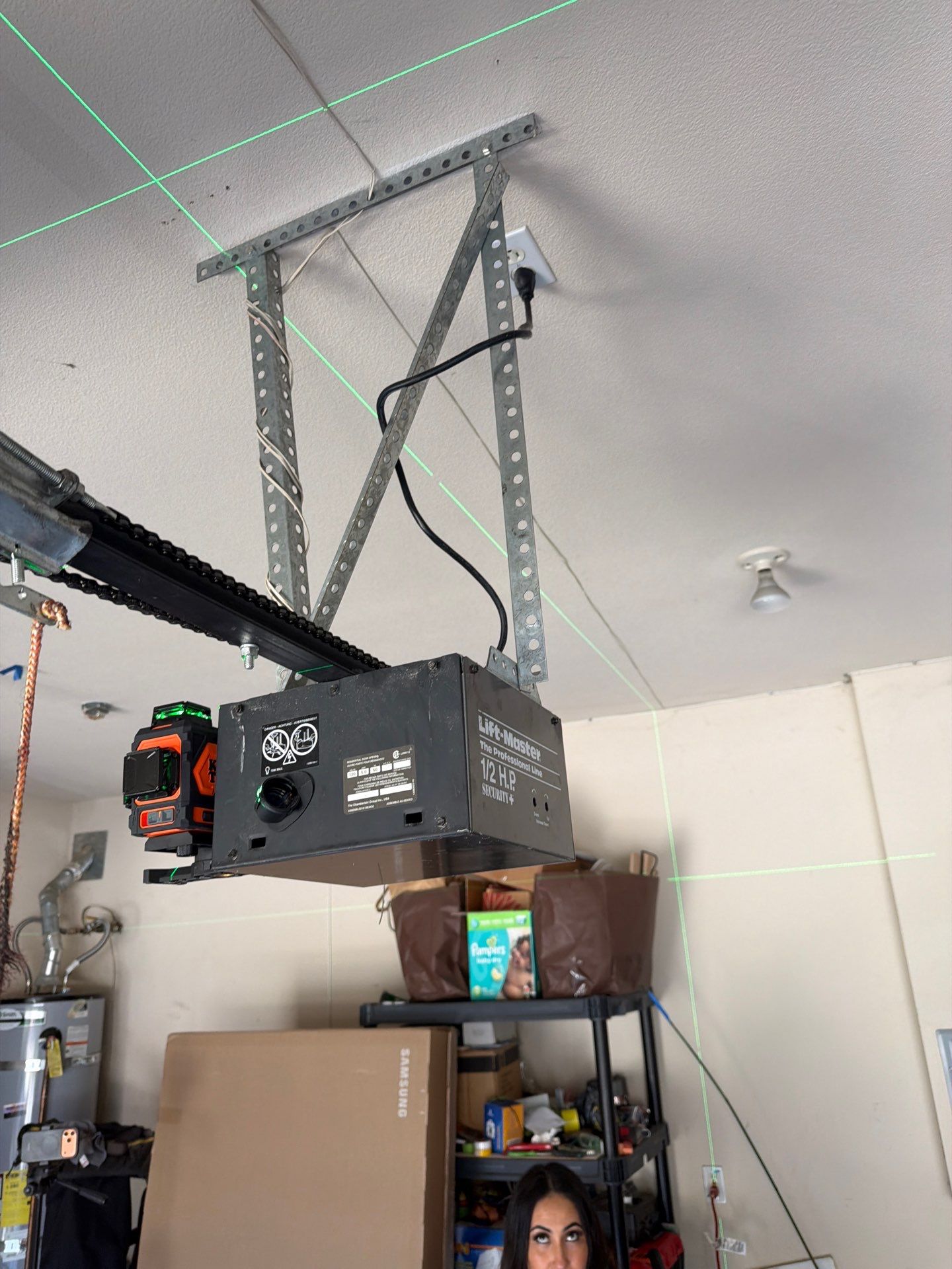 Precision LiftMaster Opener Installation and Track Alignment in Dublin by Valiant Garage Door