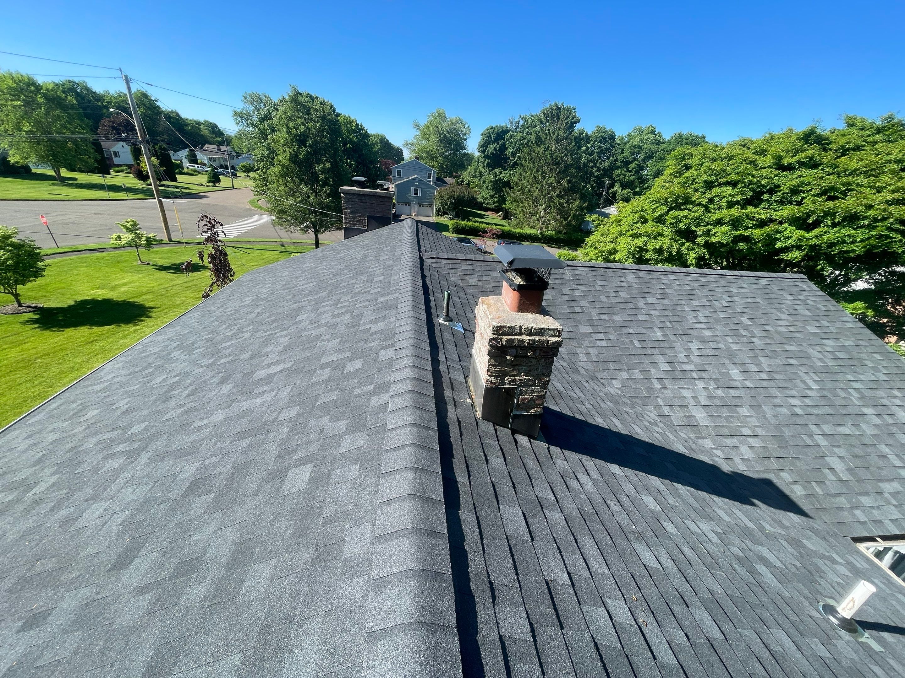 Residential Roof Replacement and Shingle Installation in North Haven by A Plus Exterior