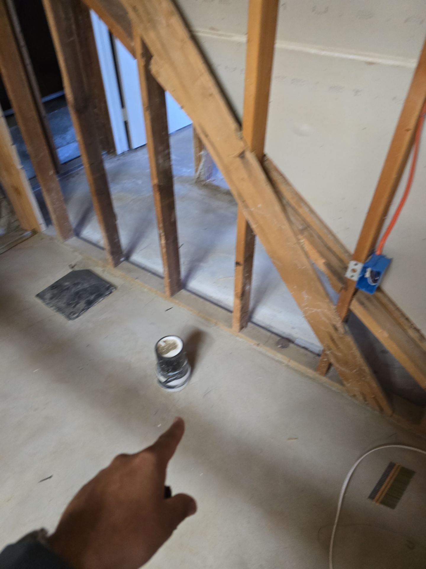 Installation of Vertical Black Piping by Us Plumbing