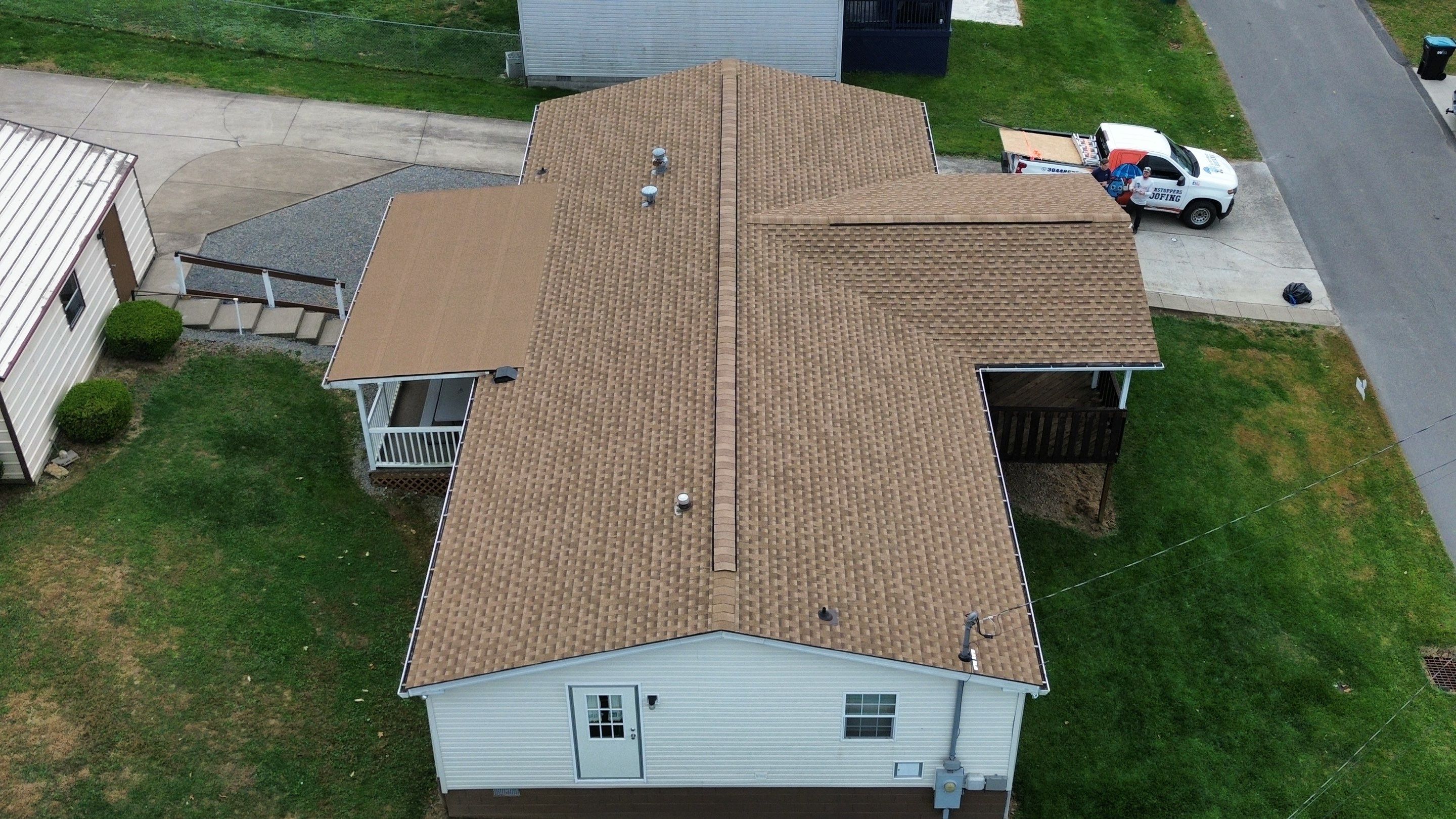Residential Roofing Installation using GAF Timberline HDZ Shakewood by Rainstoppers Roofing
