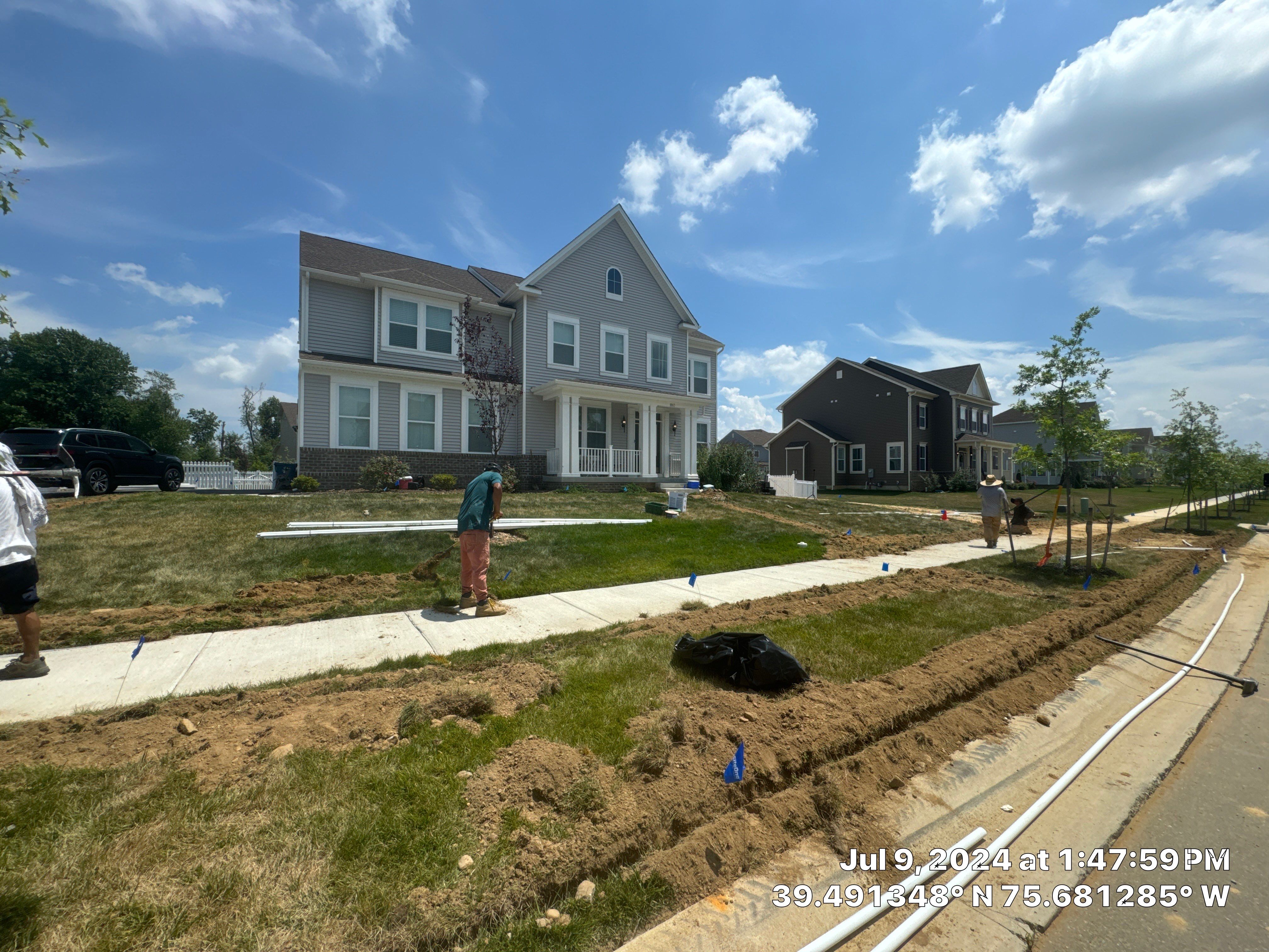 Pool and Hardscape Design in Delaware | Belgard Paver Patio & Outdoor Living Space by Studio G Indoor Spaces & Outdoor Living