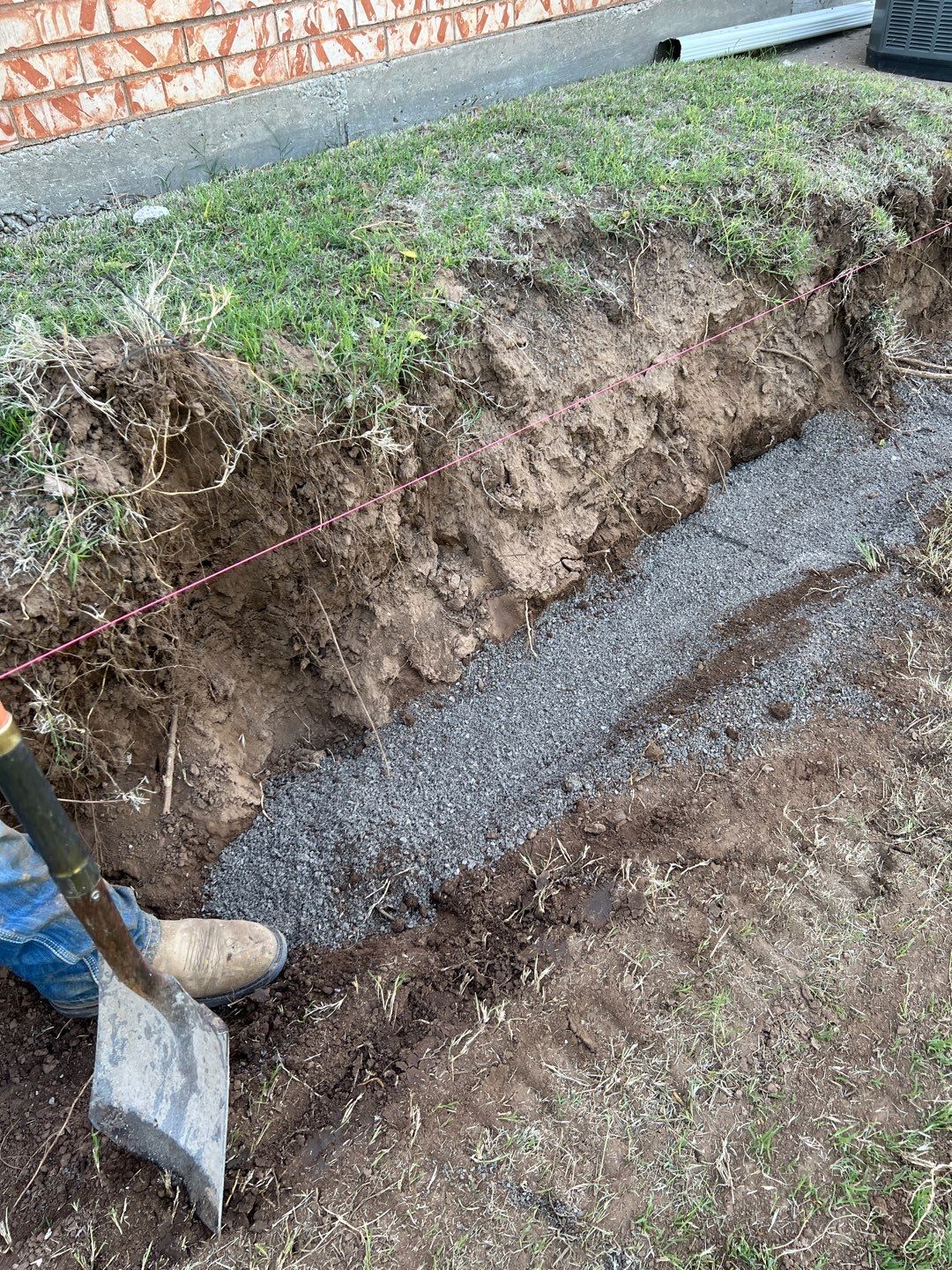 Retaining Wall using Rocks by Clays Services Inc