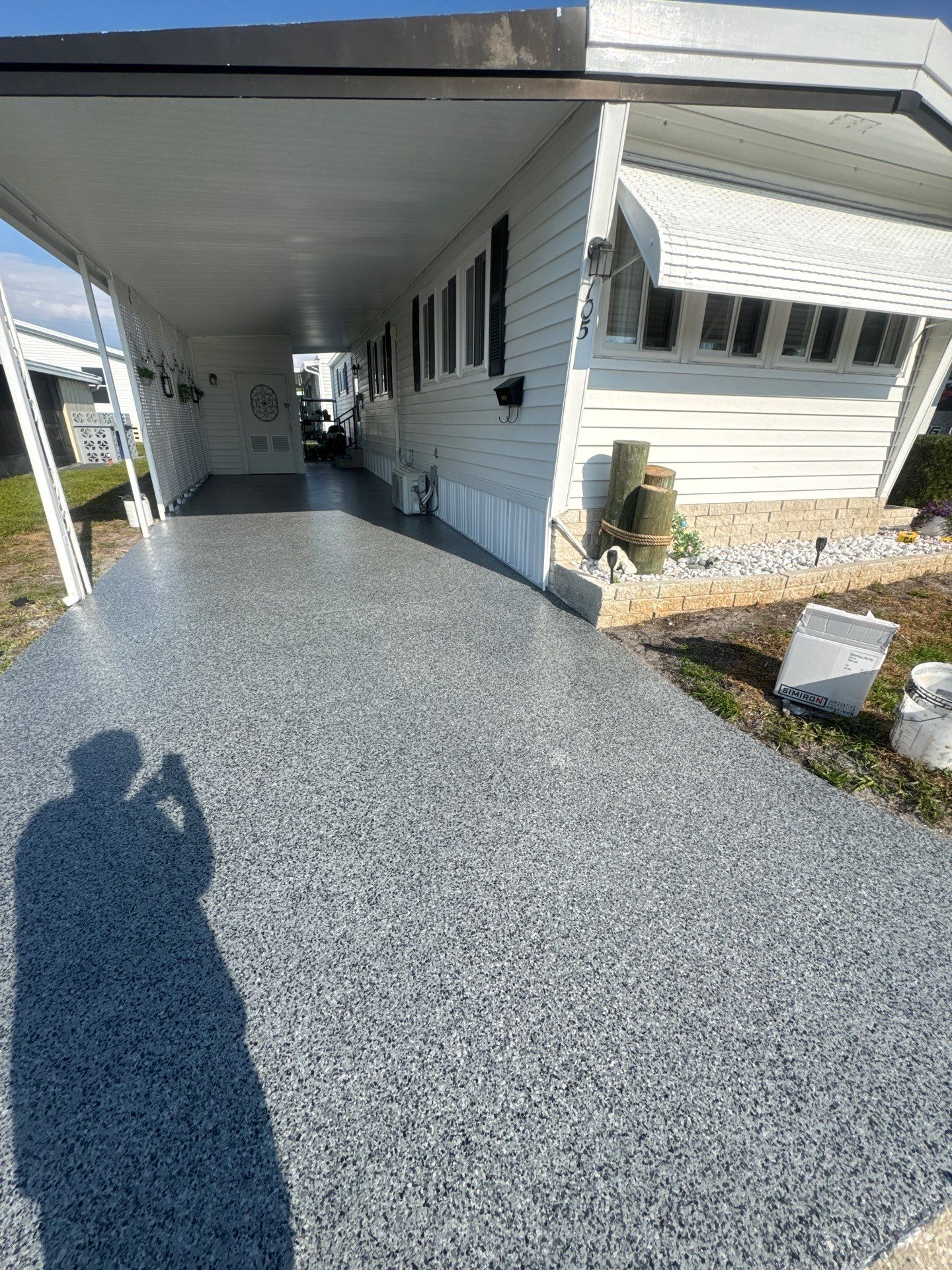 Clearwater, FL Driveway Concrete Coating by Performance Floors & Coating